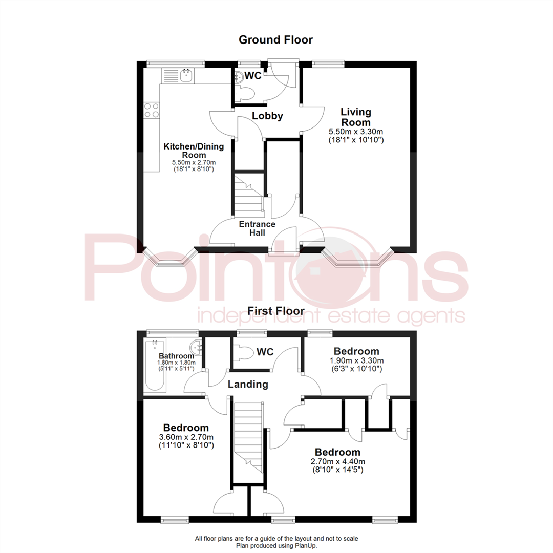 46, Faultlands Close, Nuneaton floorplan