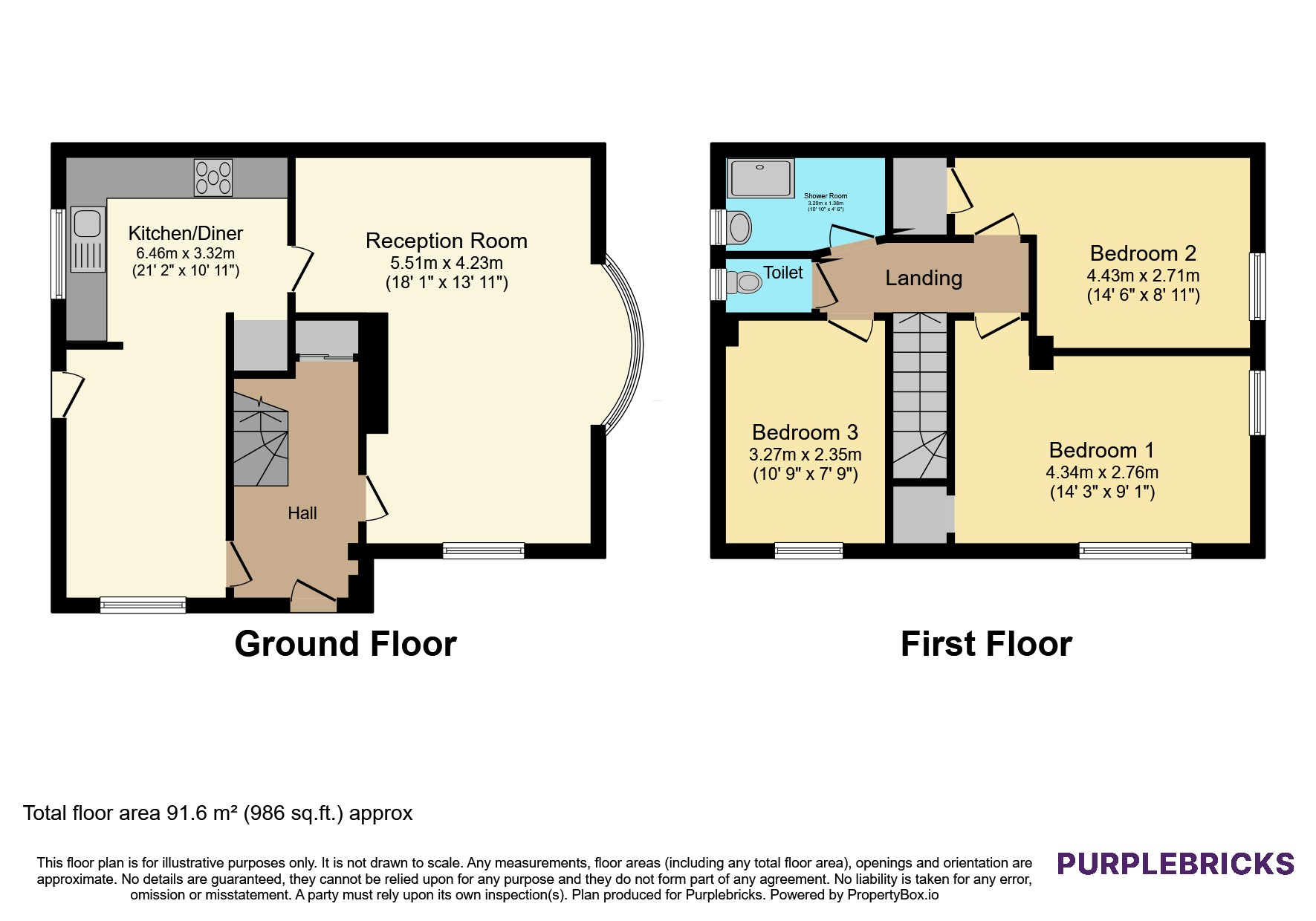 41, Bruce Road, Reading floorplan