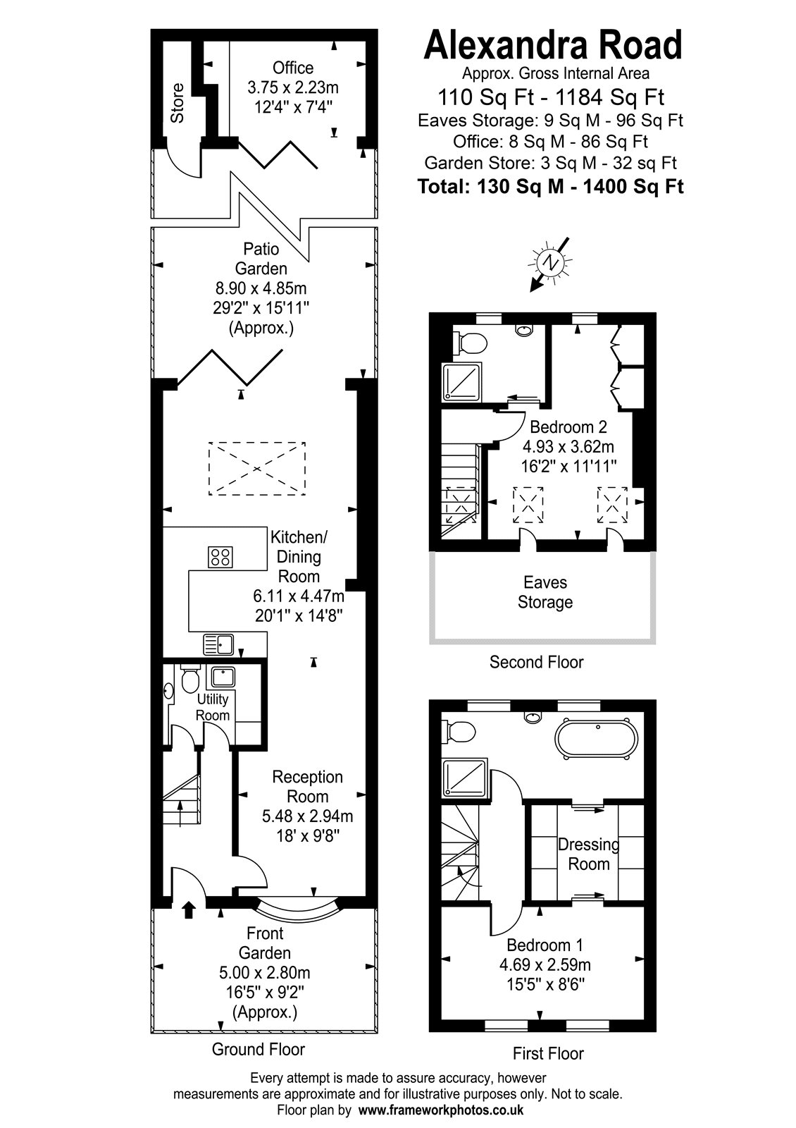 73, Alexandra Road, Surrey floorplan