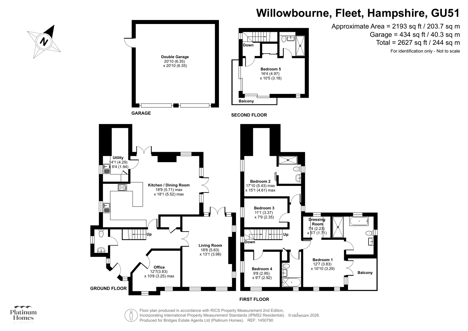 41, Willowbourne, Hampshire floorplan