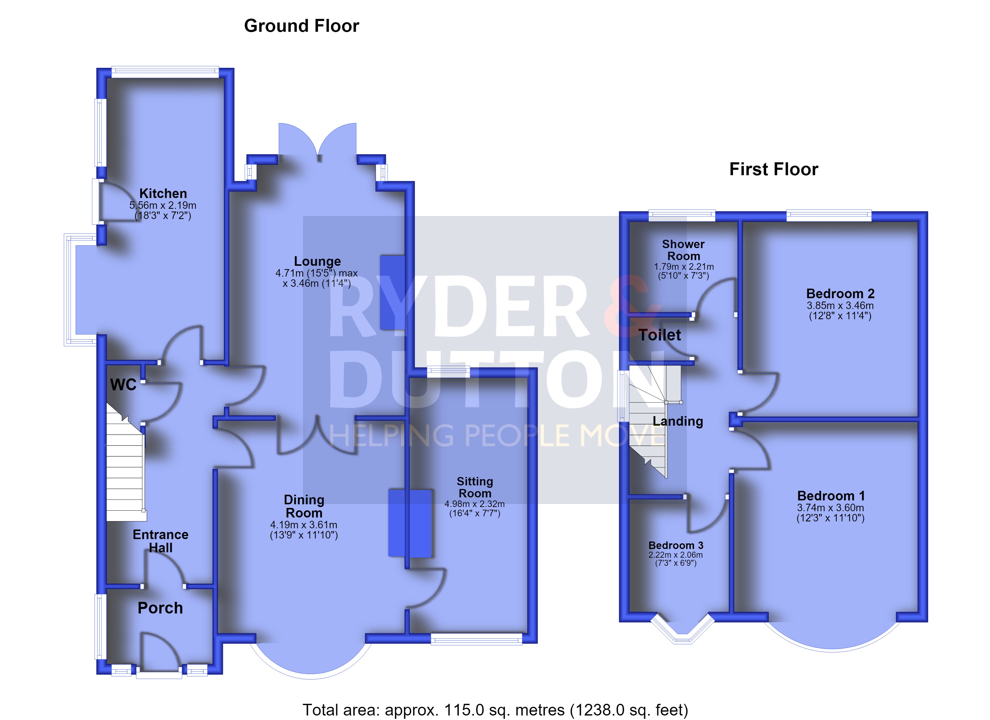 292, Moston Lane East, Manchester floorplan