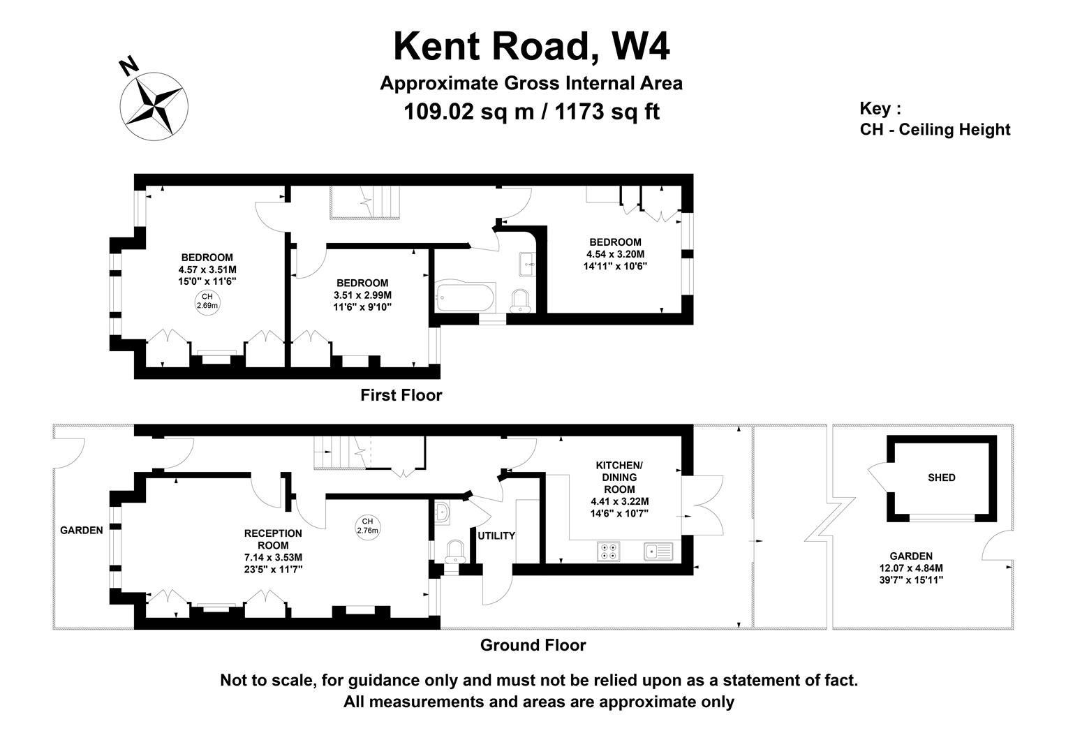 30, Kent Road, London floorplan