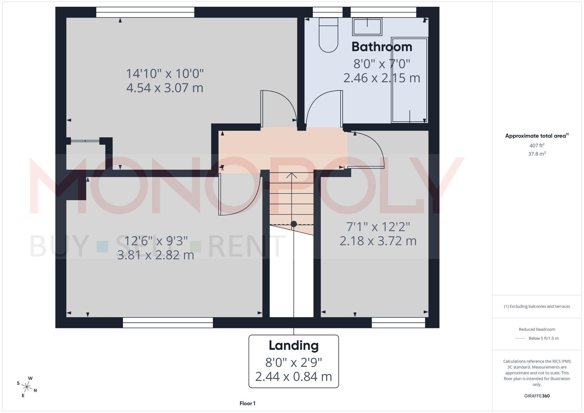 45 Heol Hyfryd, Wrexham floorplan