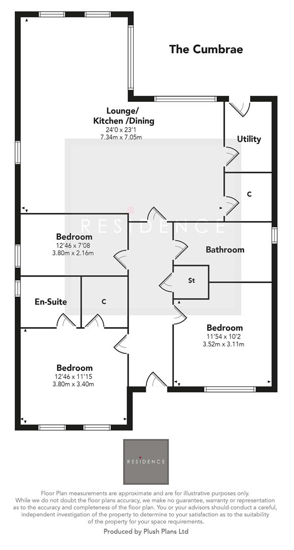 Plot 22, Brocketsbrae Road, Lanark floorplan