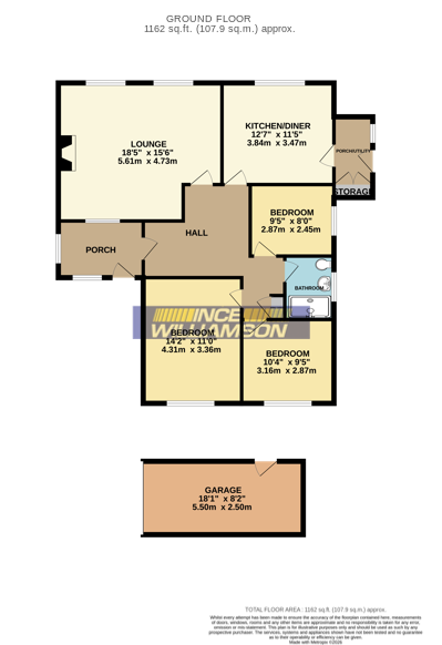 12, Lady Crosse Drive, Chorley floorplan