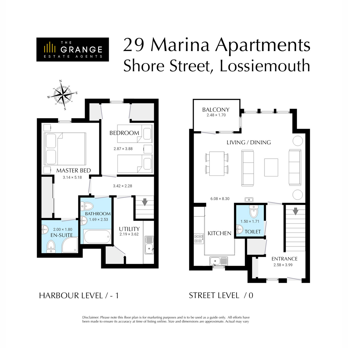 29, Marina Apartments, Lossiemouth floorplan