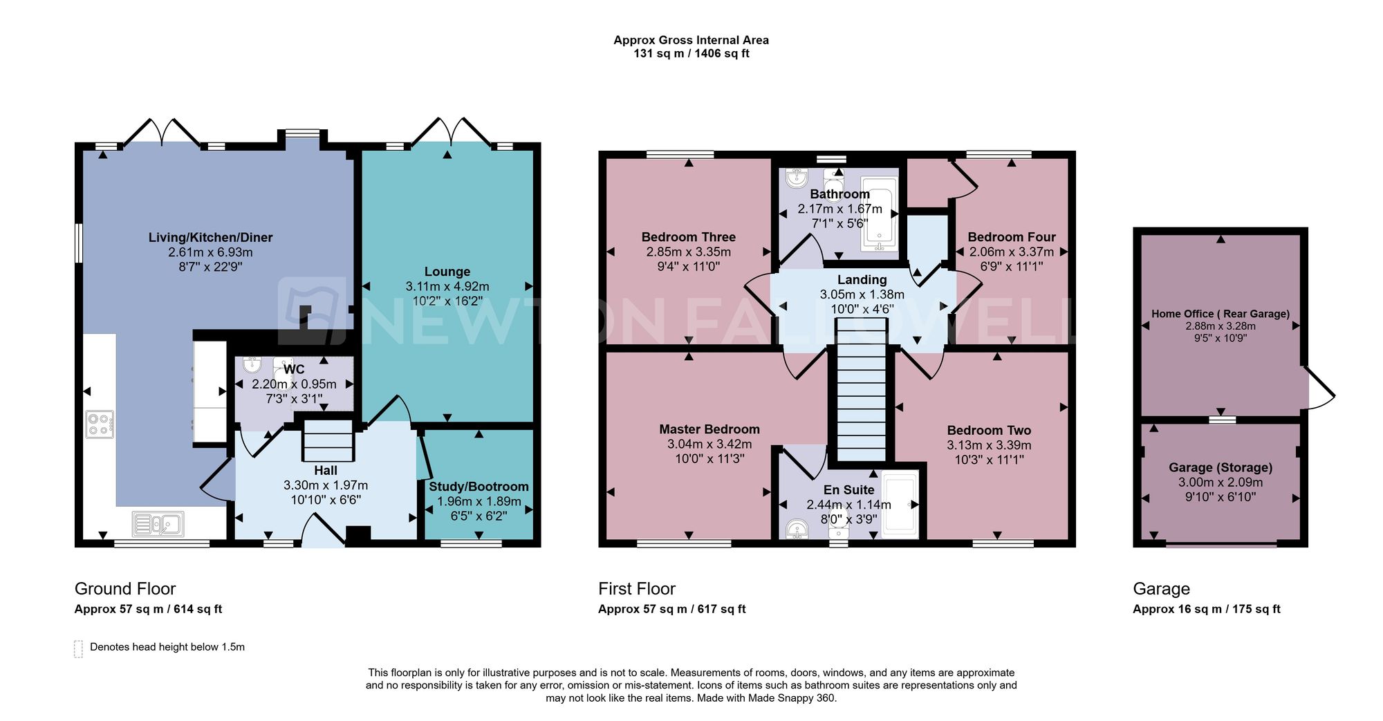 53 Mill Hill Wood Way, Ibstock floorplan