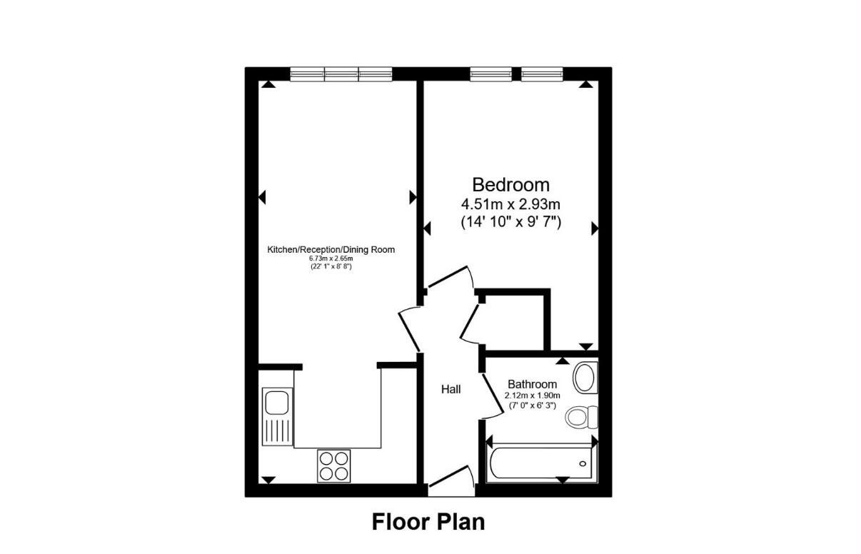 Flat 11, Spicer Court, Stanley Road, Enfield floorplan