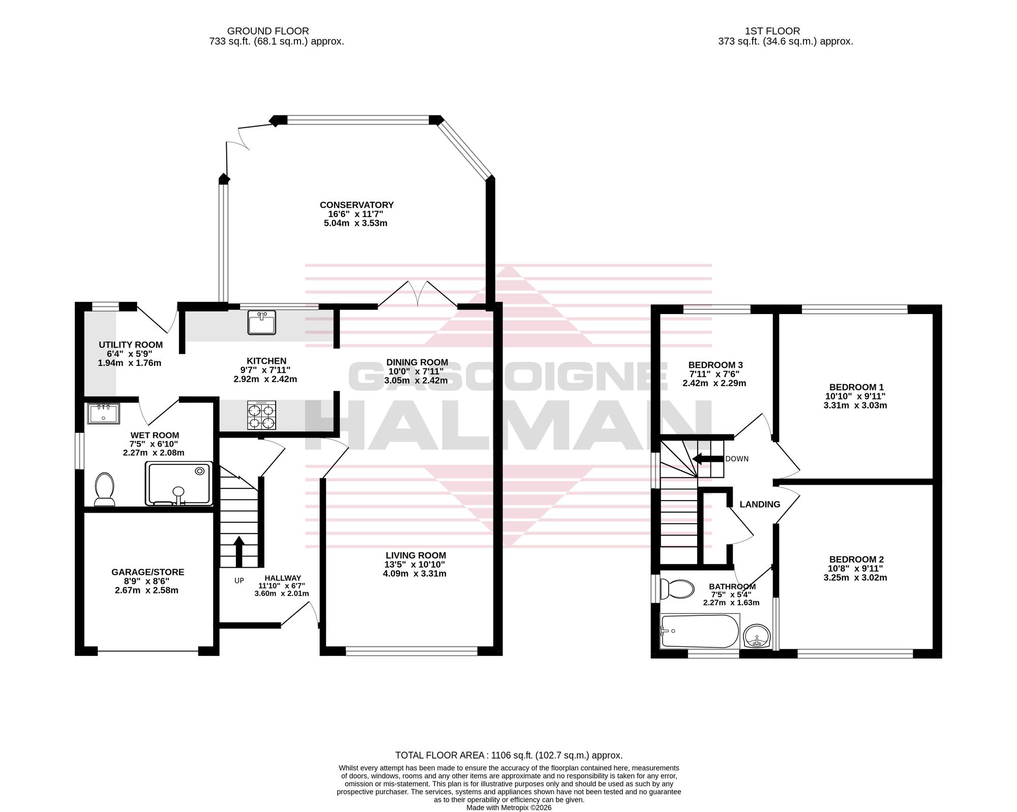 47 Sudbury Drive, Cheadle floorplan