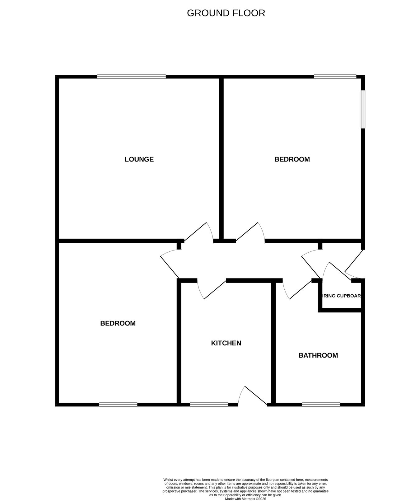 6, Cedar Crescent, Cowdenbeath floorplan