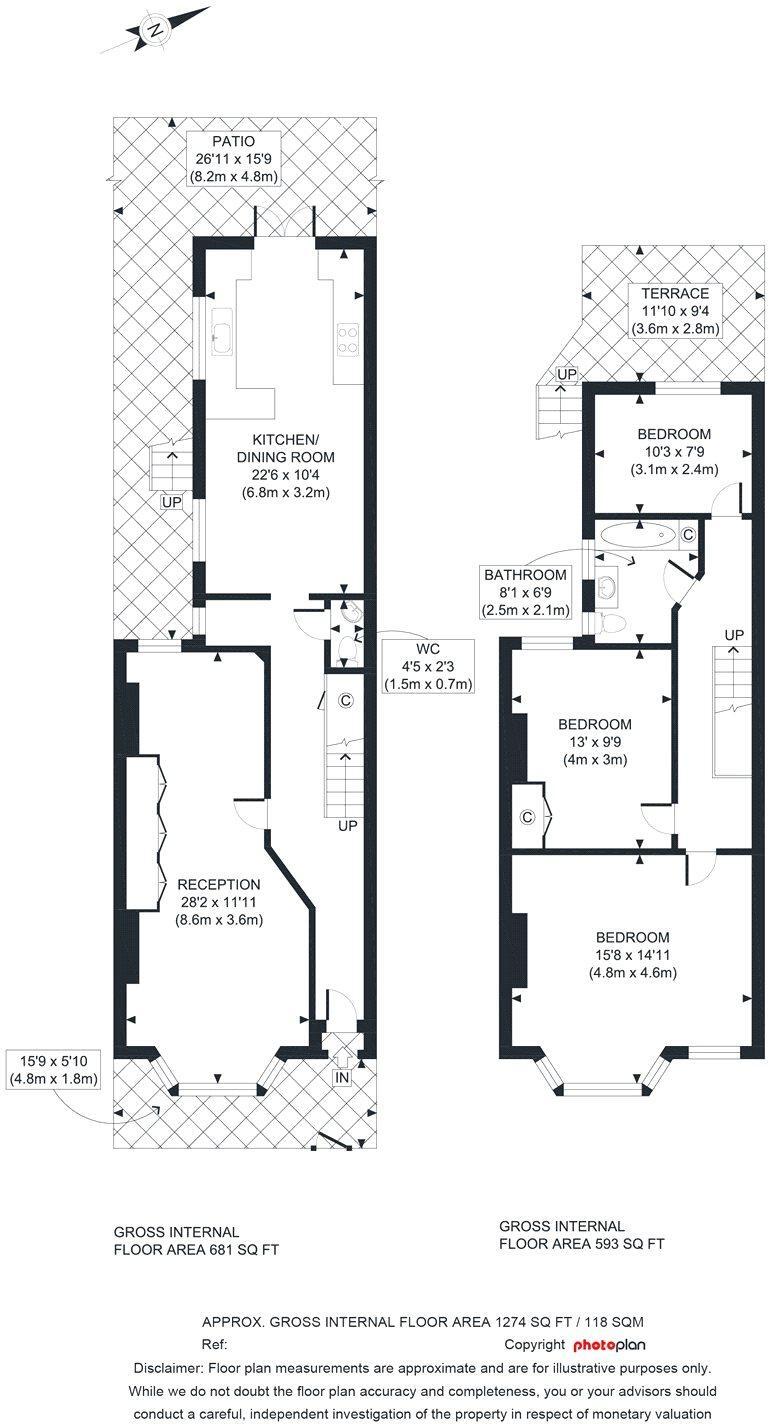 Warfield Road, Kensal Green NW10 floorplan