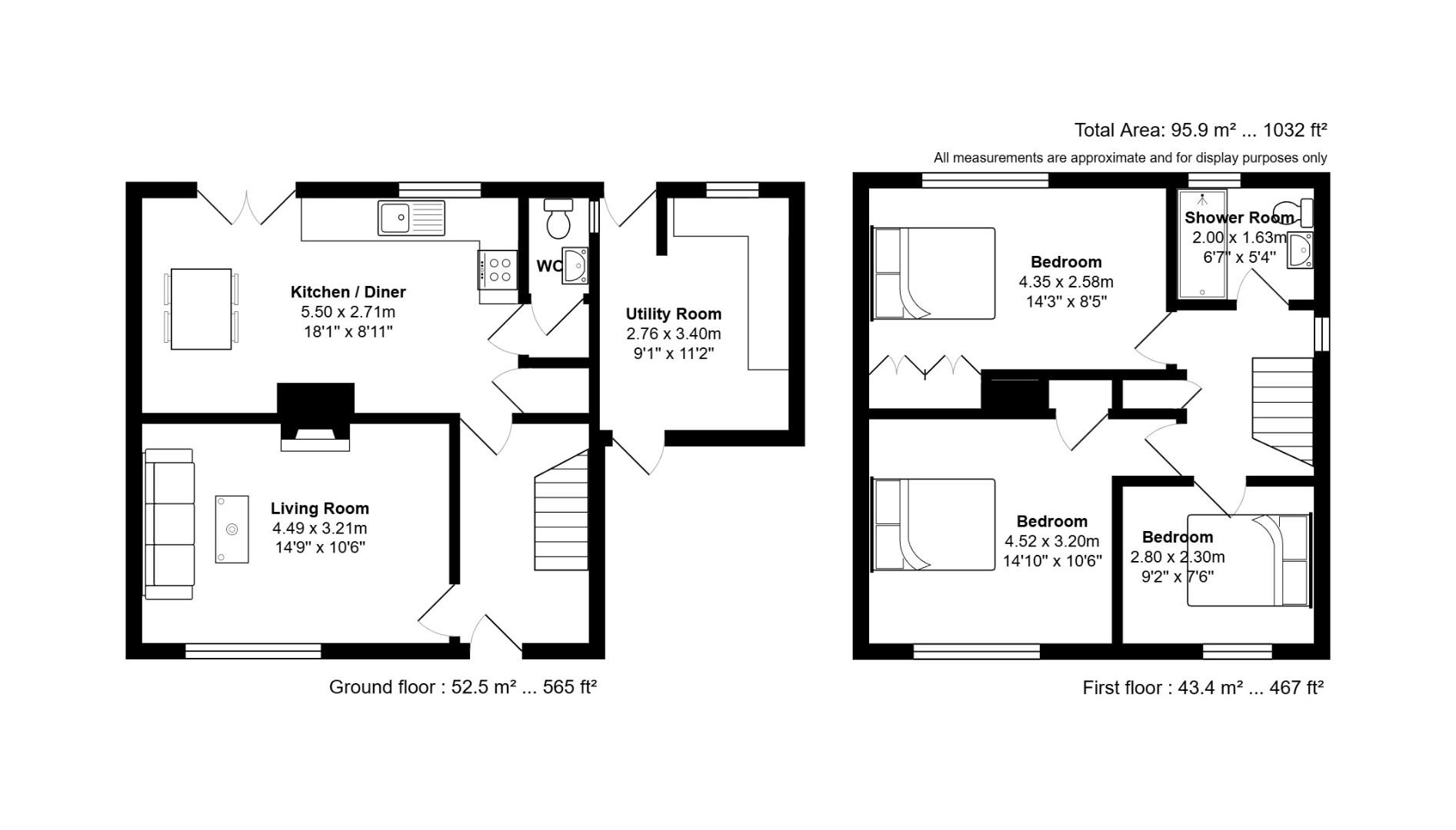 21, Coronation Avenue, Moira floorplan