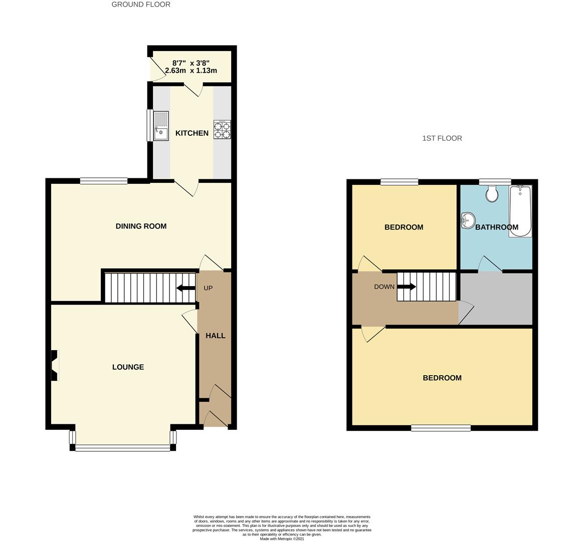 Moore Street, Whelley, Wigan WN1, 2 bedroom terraced house for sale