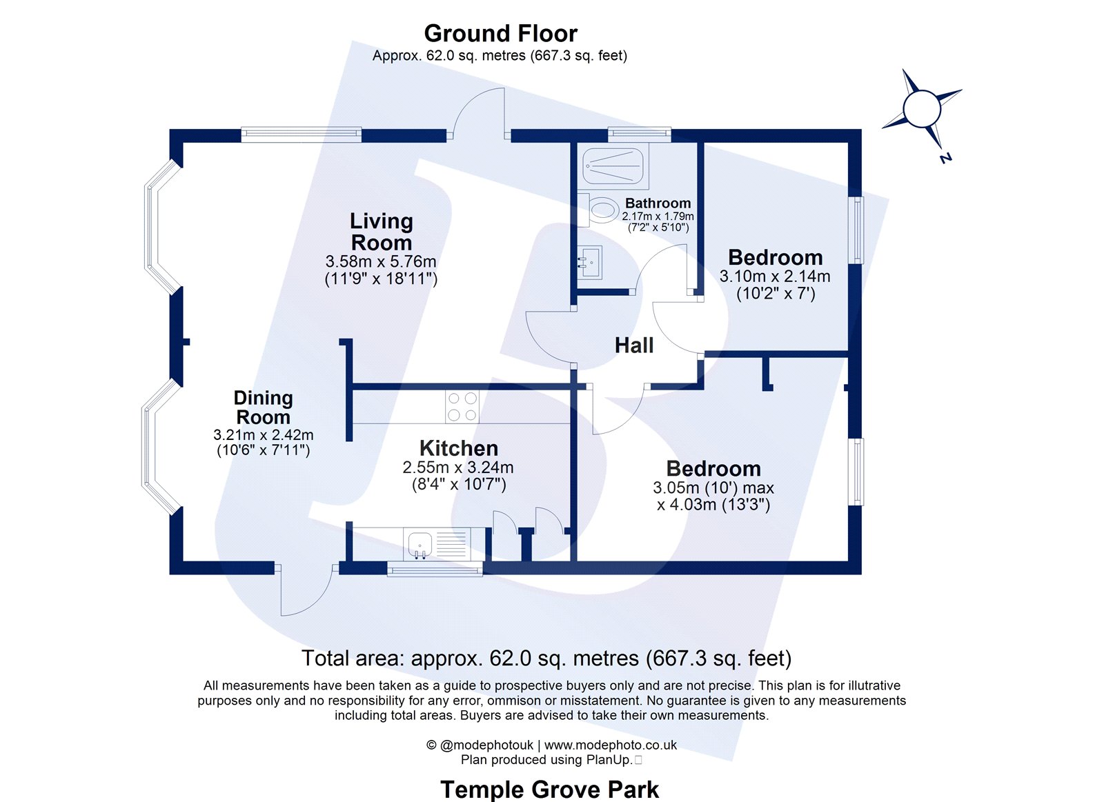66, Temple Grove Park, West Hanningfield floorplan