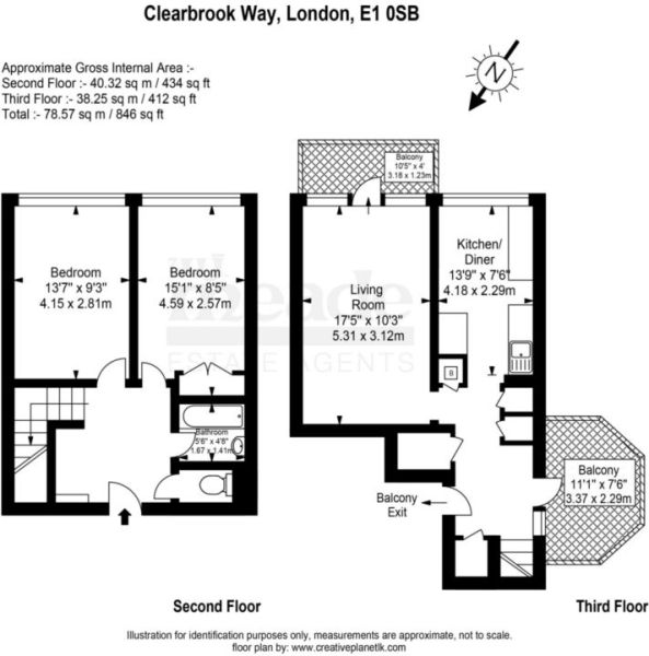 2 Bedrooms Maisonette for sale in Clearbrook Way, London E1