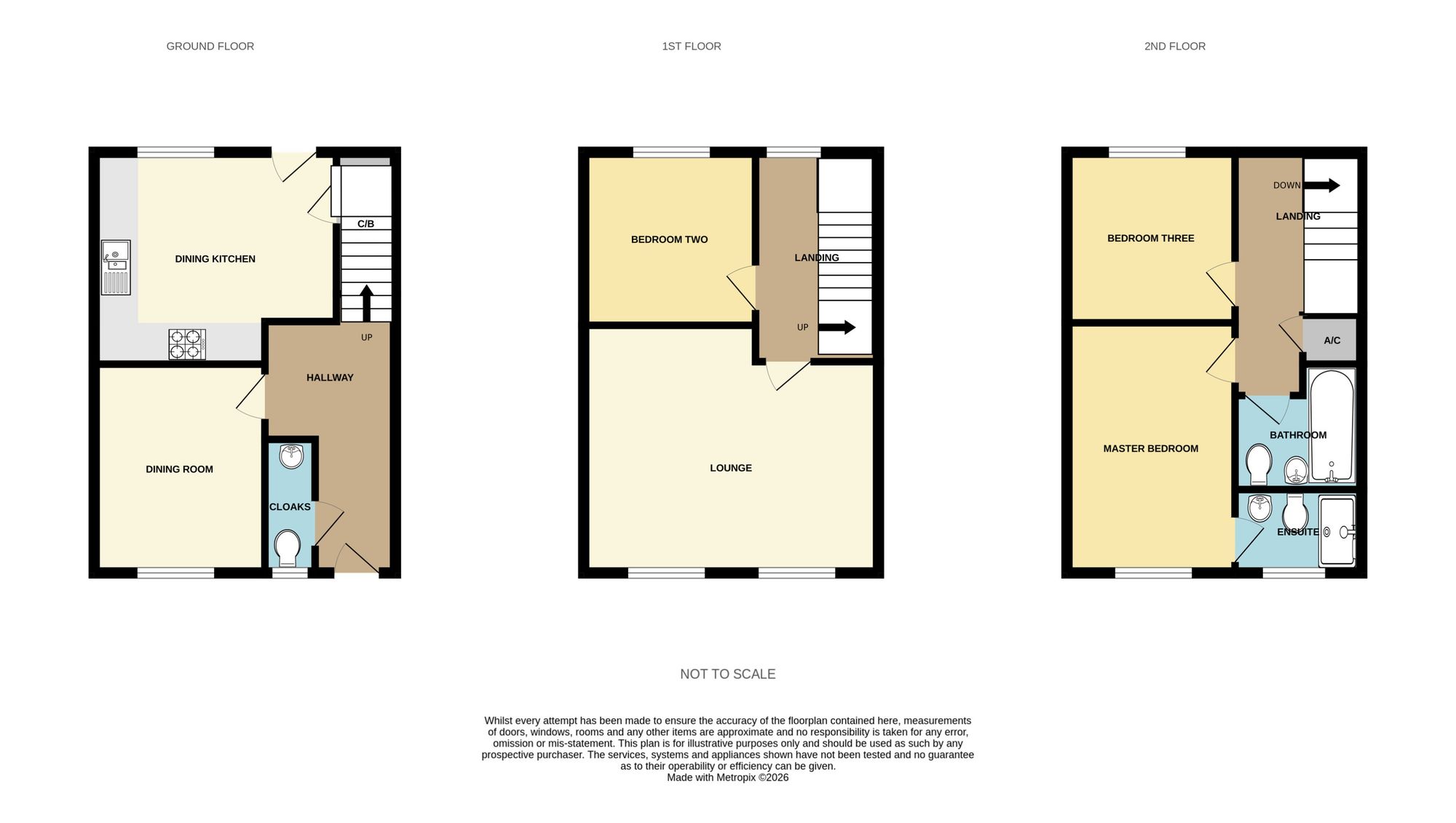 45 Gatcombe Way, Telford floorplan