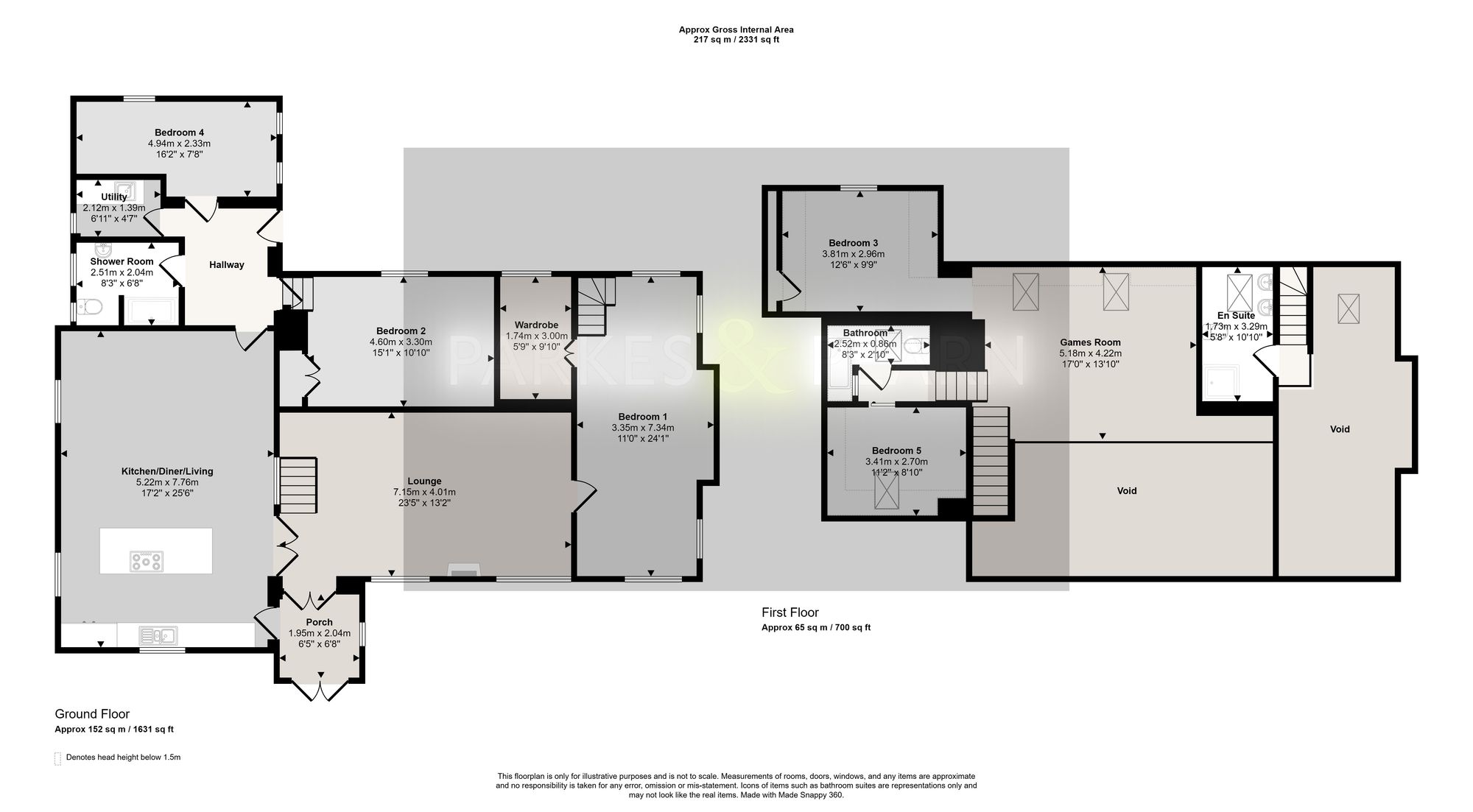 The Old Chapel, Tavistock floorplan