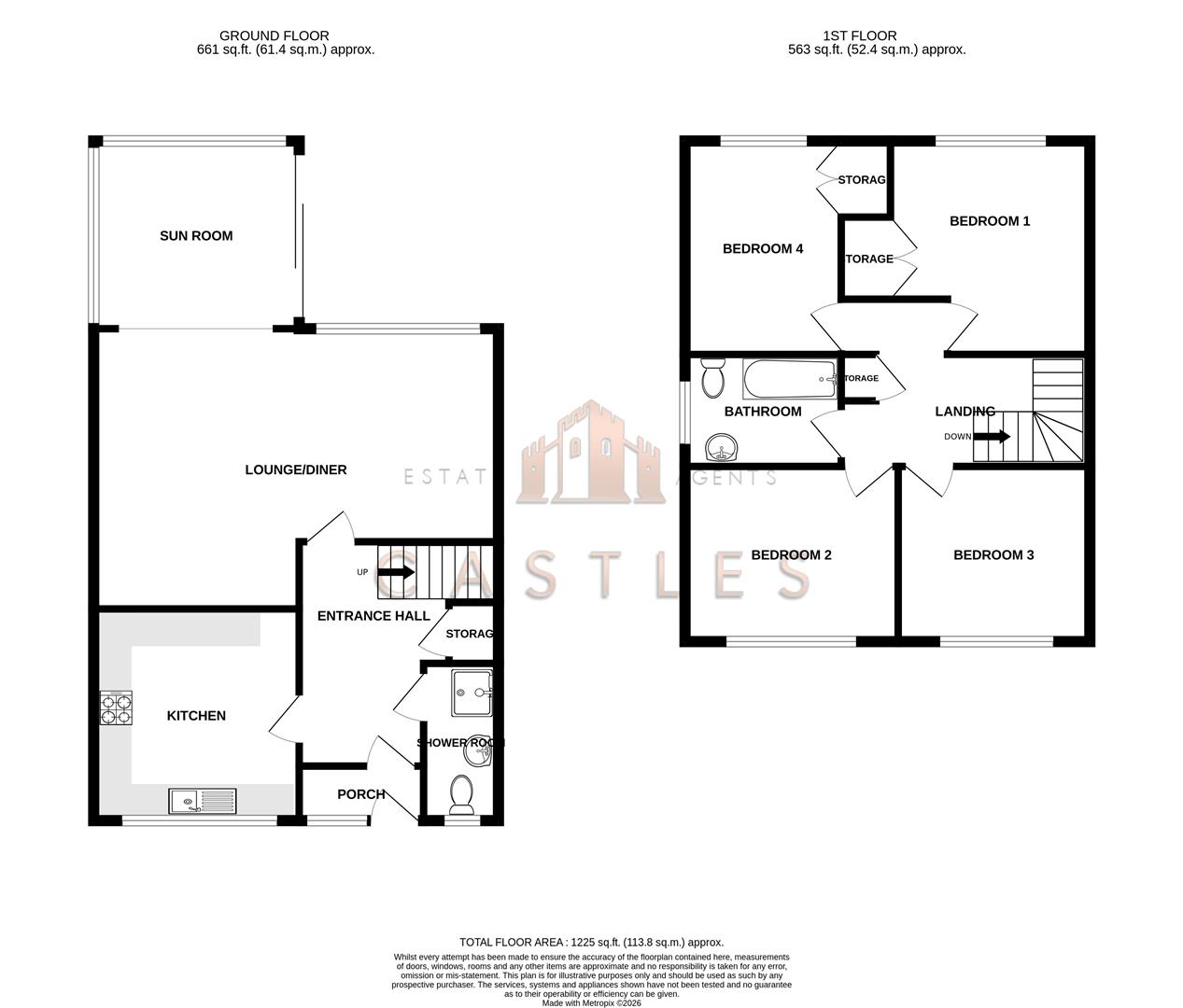 25, Jute Close, Fareham floorplan