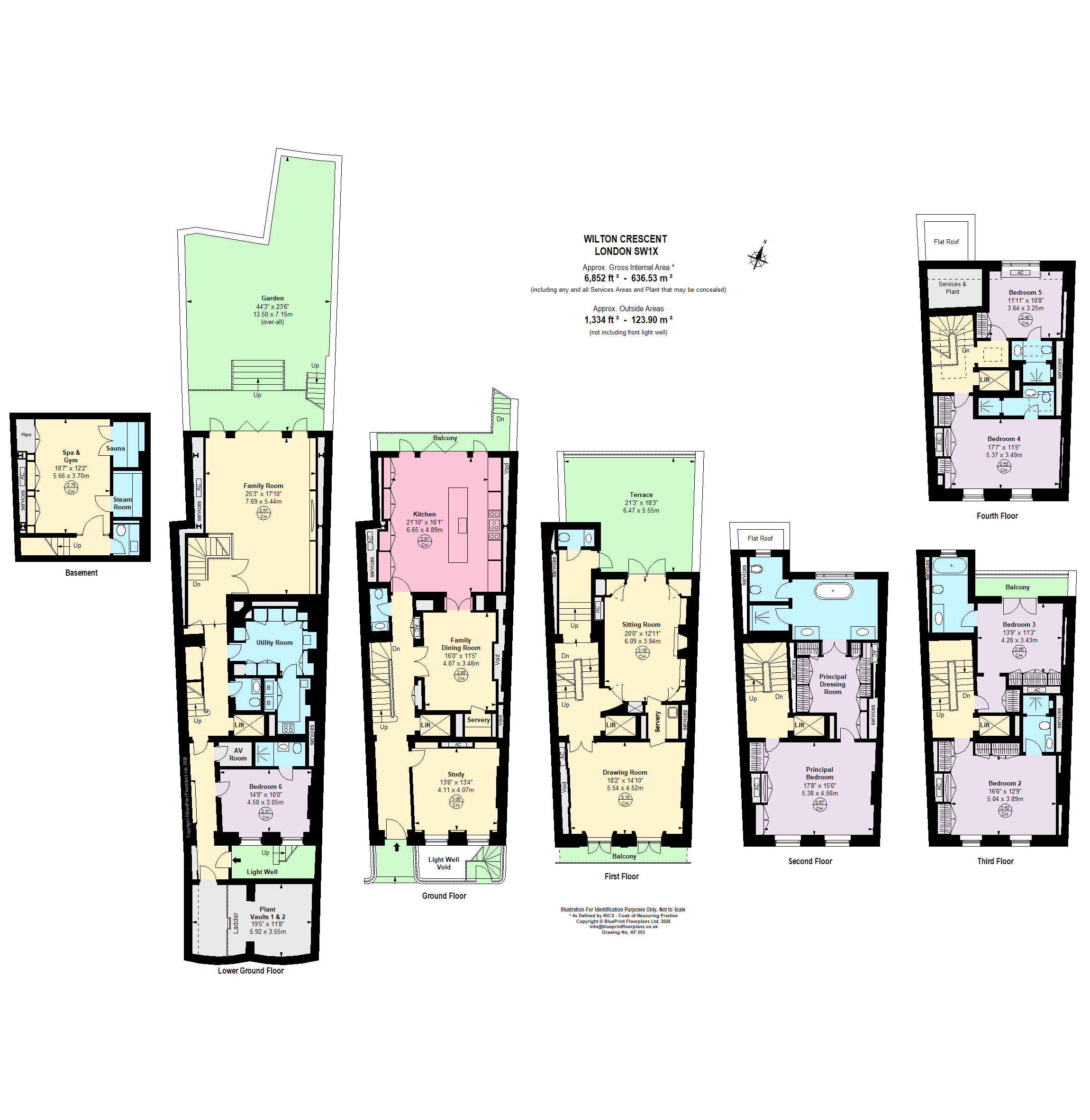 17, Wilton Crescent, London floorplan