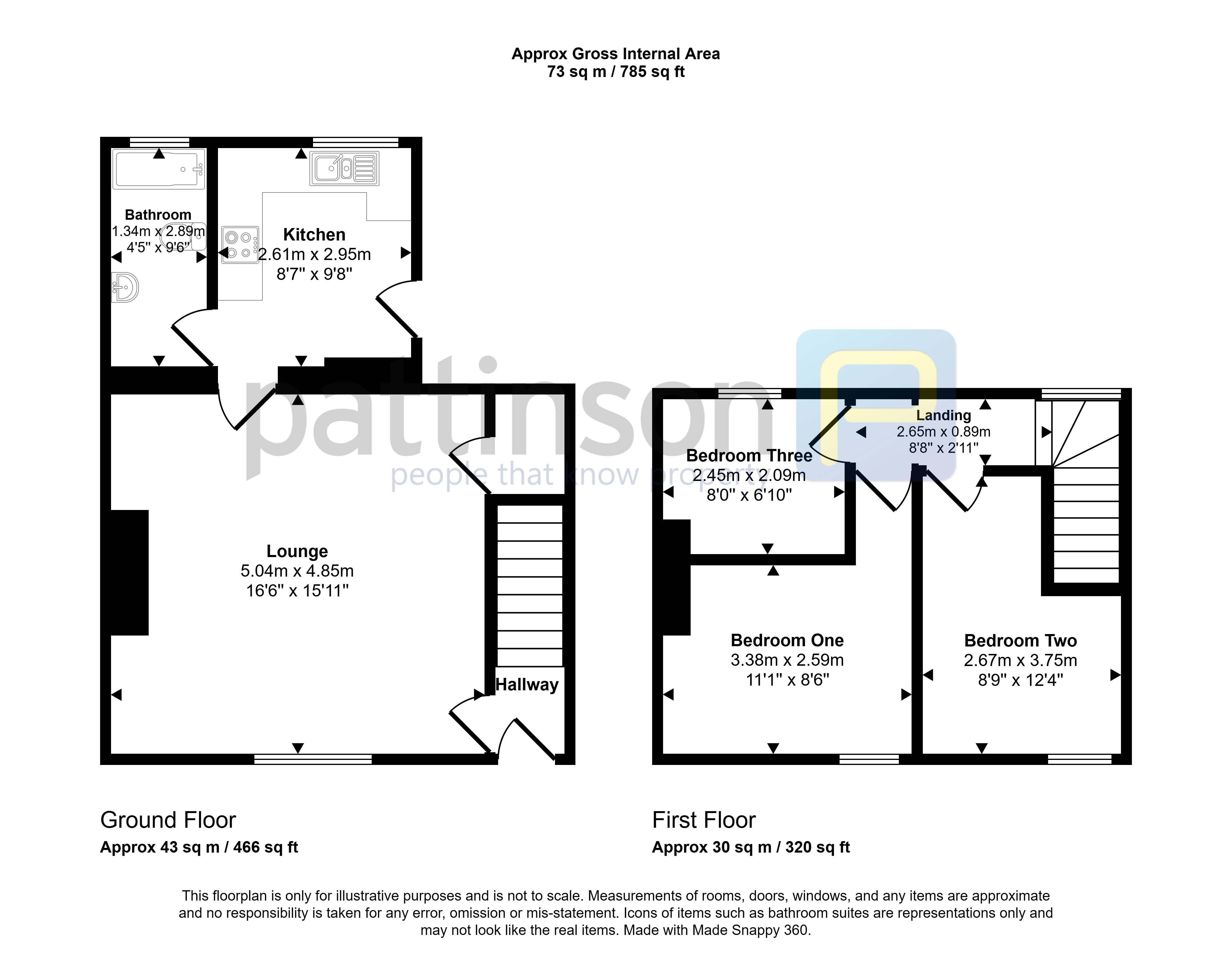 14, Cleveland Terrace, Newbiggin-by-the-Sea floorplan