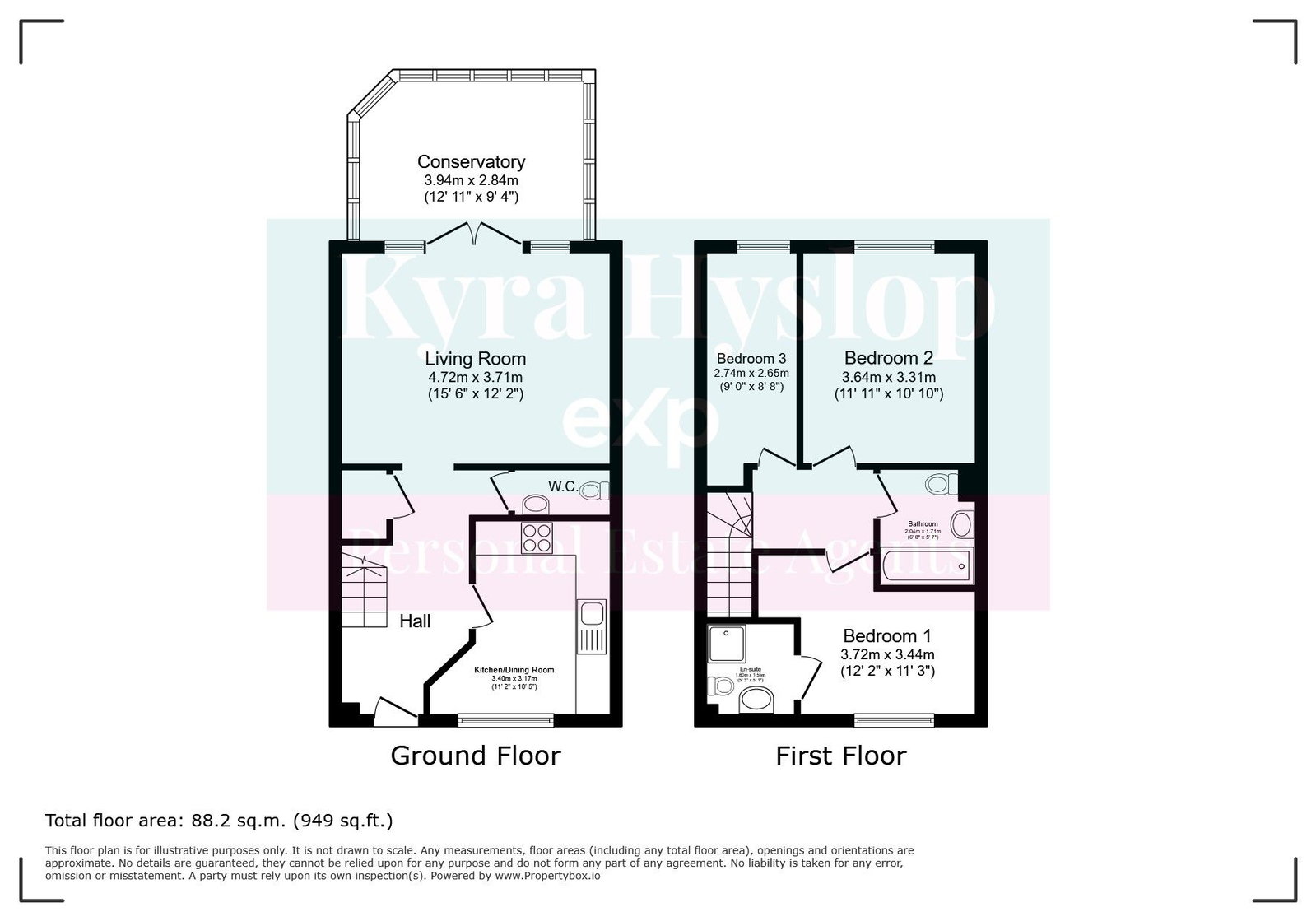 19, Shareford Way, Exeter floorplan
