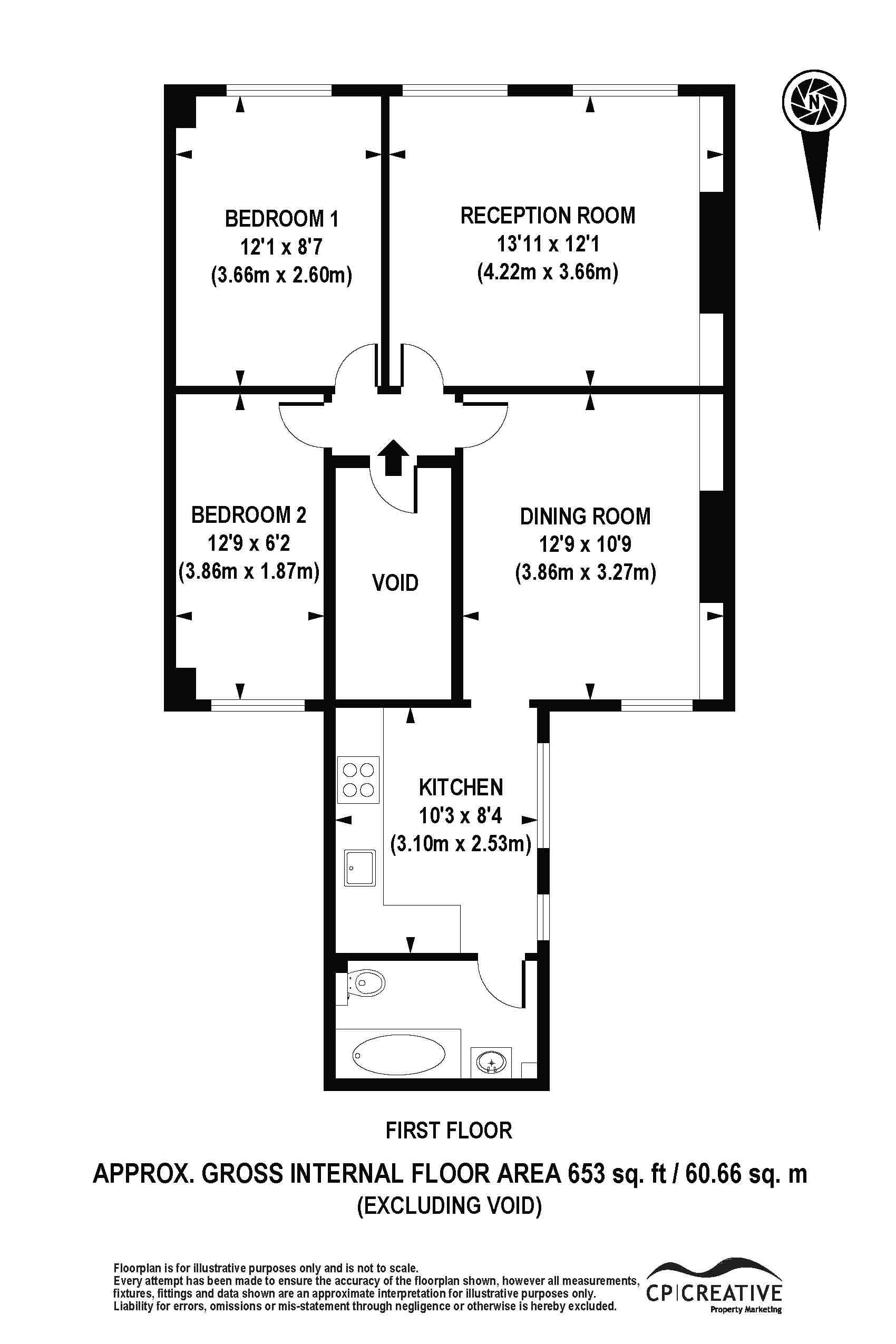 Walford Road, London N16, 2 bedroom flat for sale 62881465