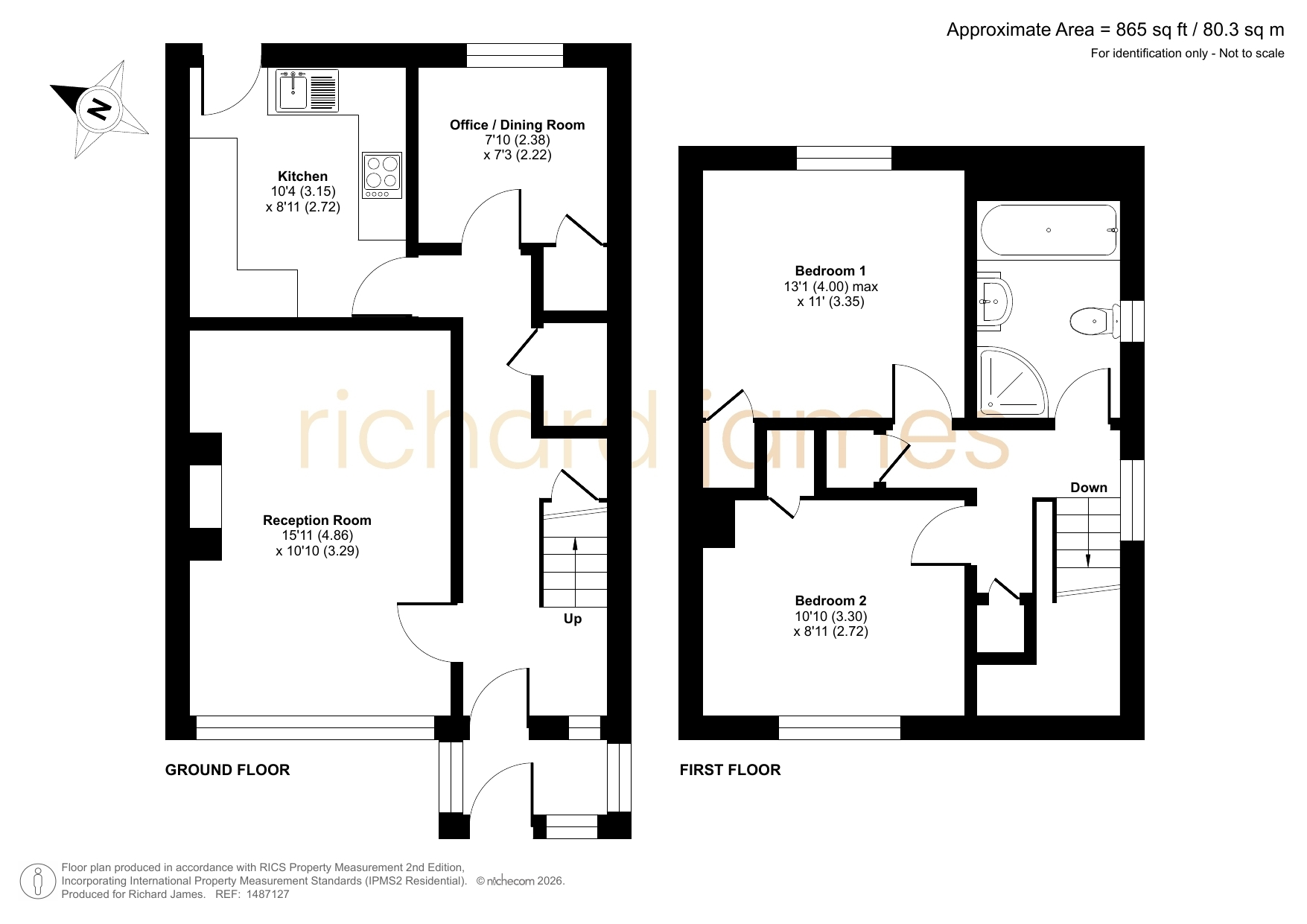 32, Northfield Way, Swindon floorplan