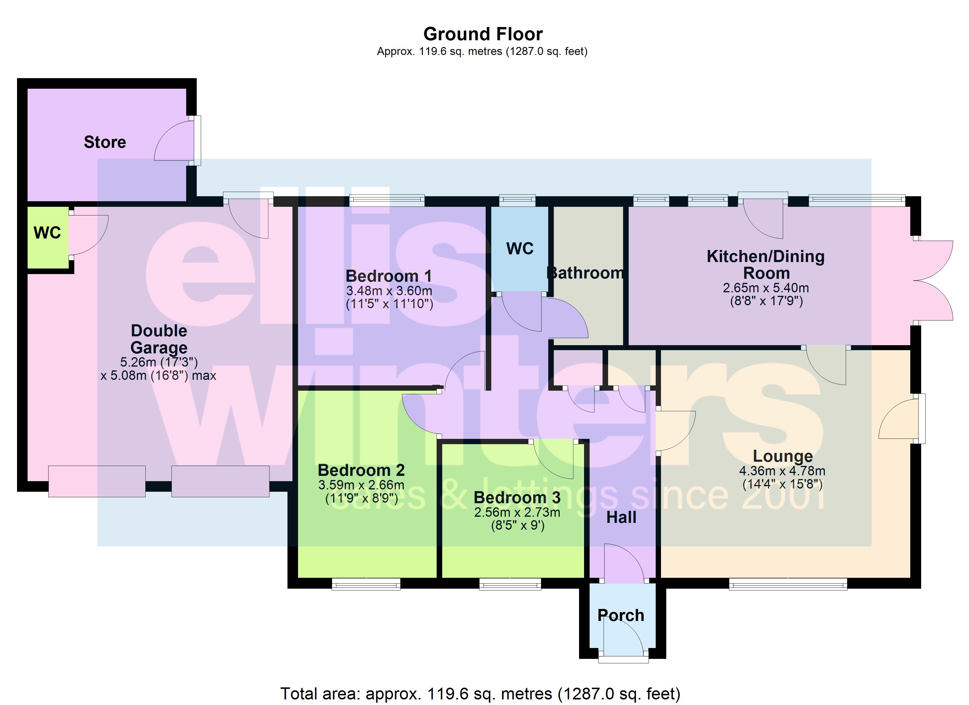 12, Conway Close, March floorplan