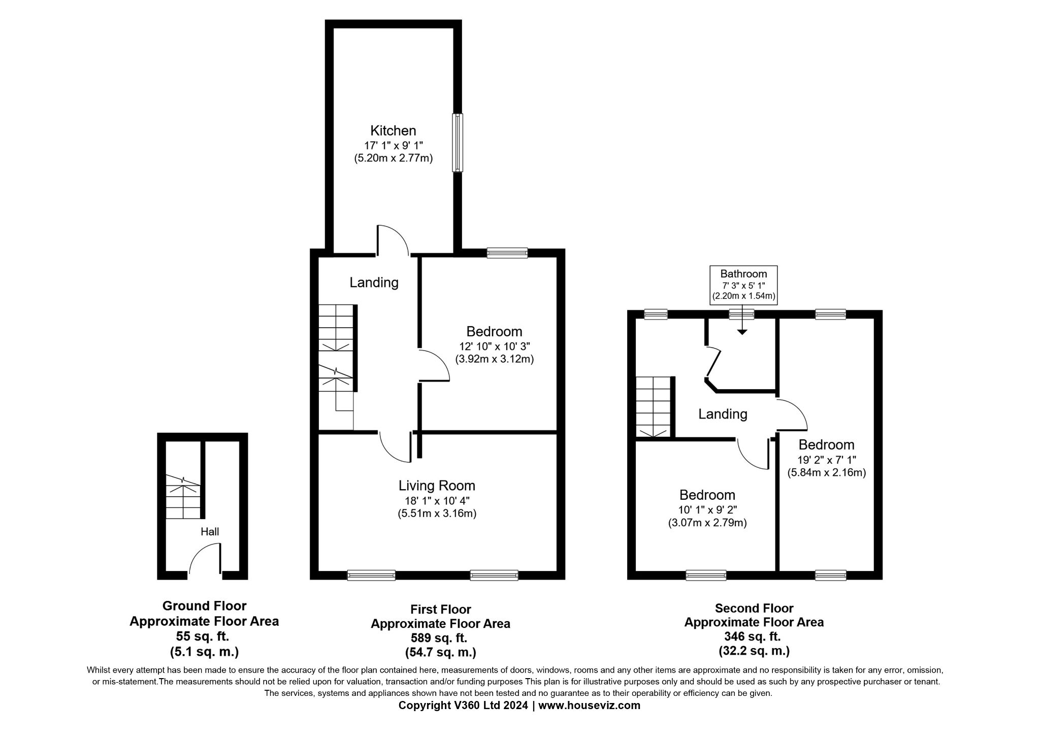 78 Market Street, Holyhead floorplan