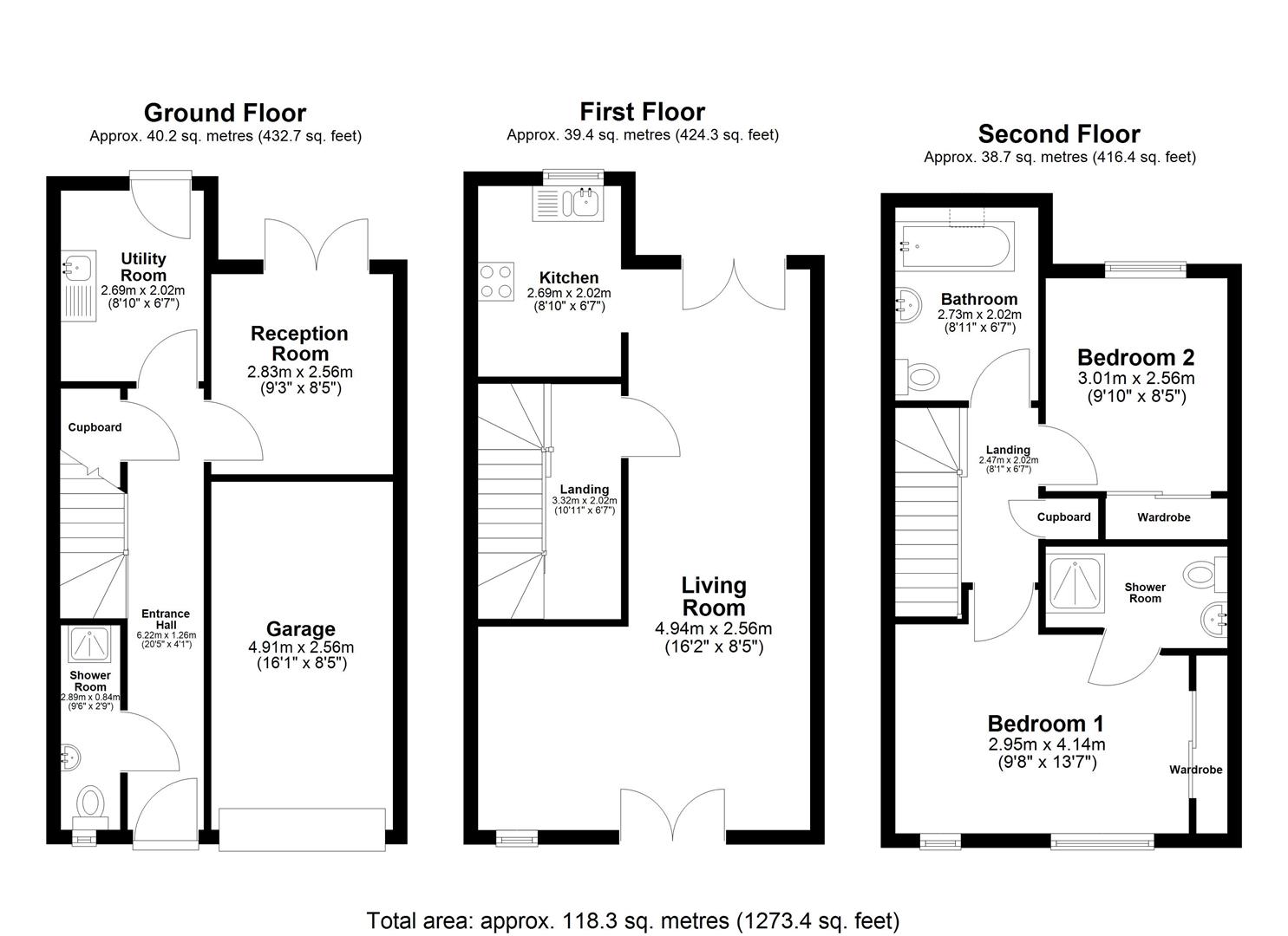 21, Ivyleaf Way, Derby floorplan