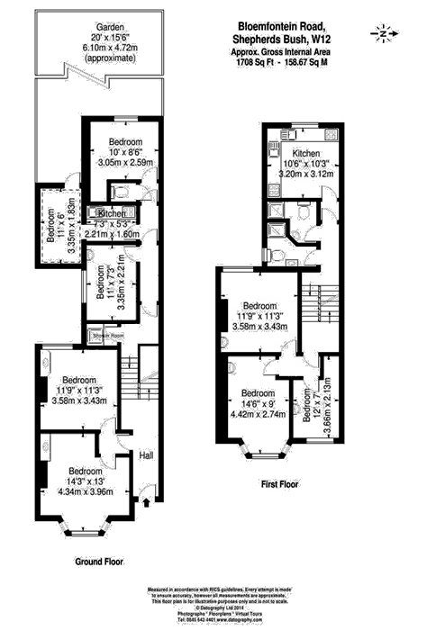 Bloemfontein Road, London floorplan