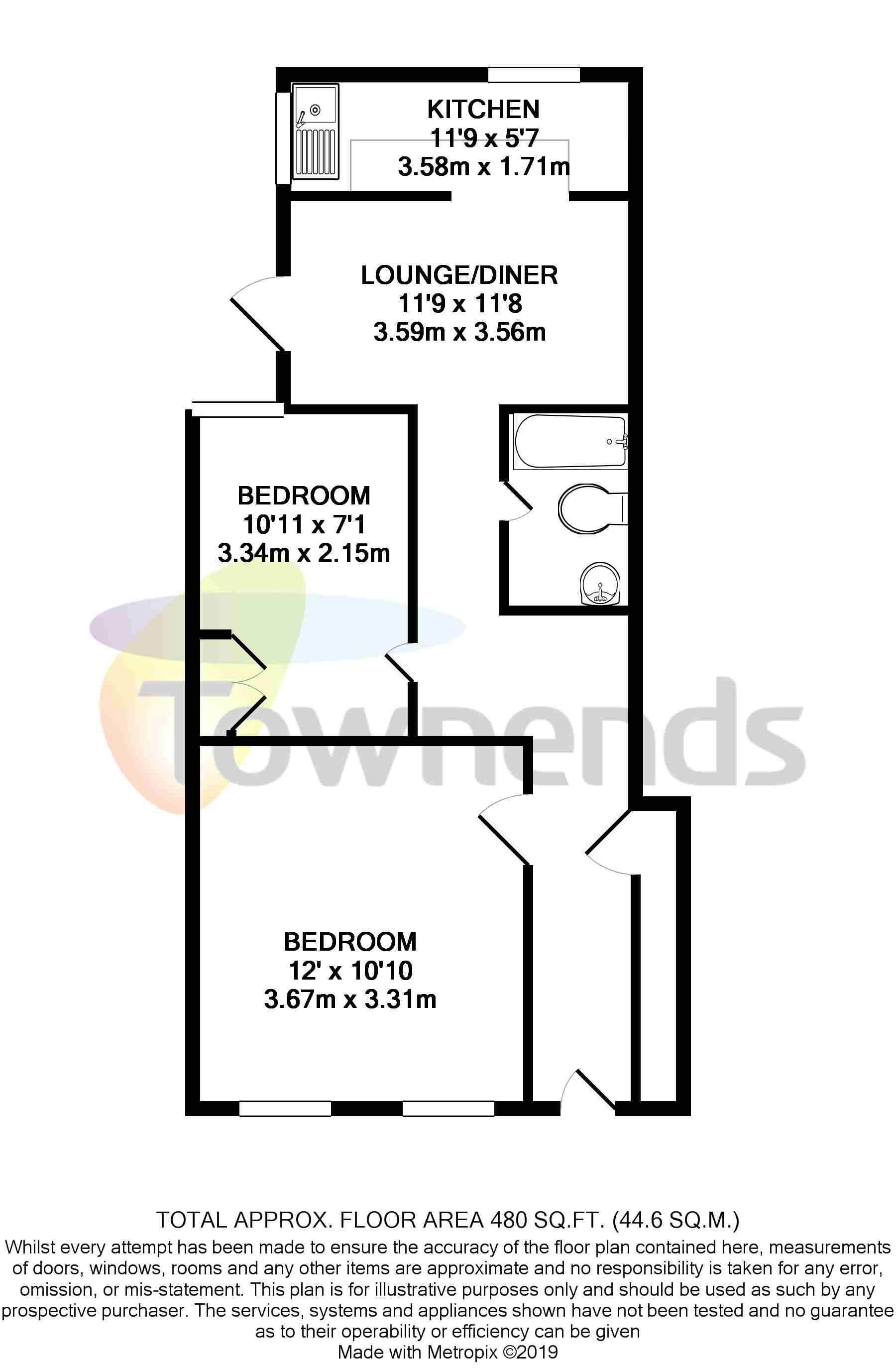 2 Bedrooms Maisonette to rent in Quill Lane, London SW15