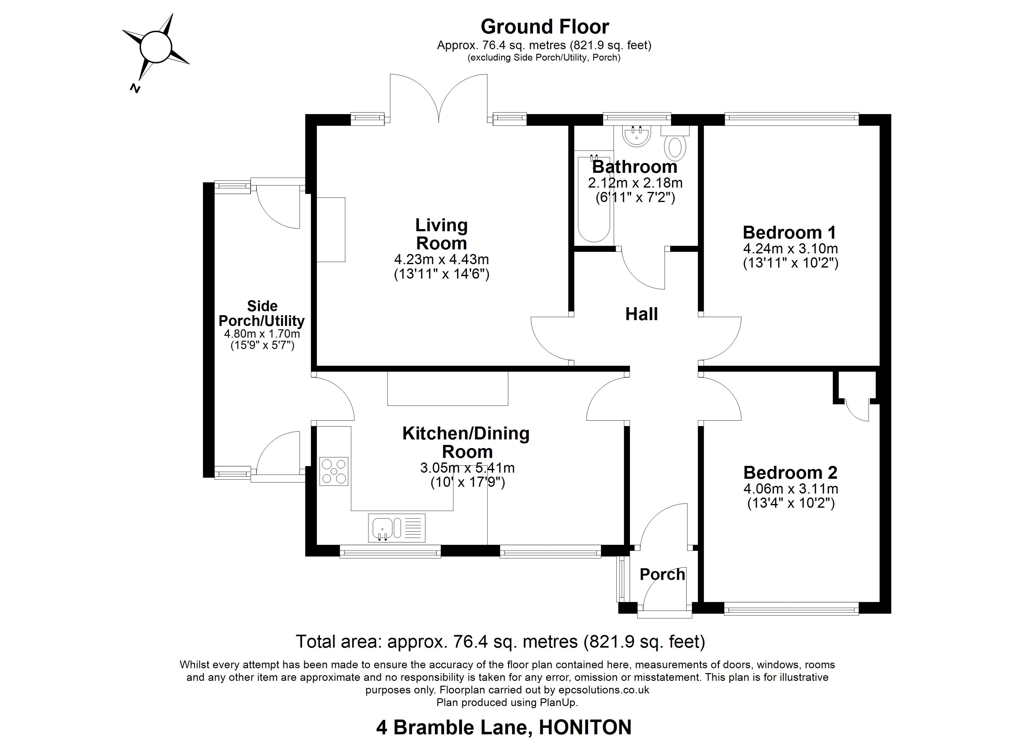 4, Bramble Lane, Devon floorplan