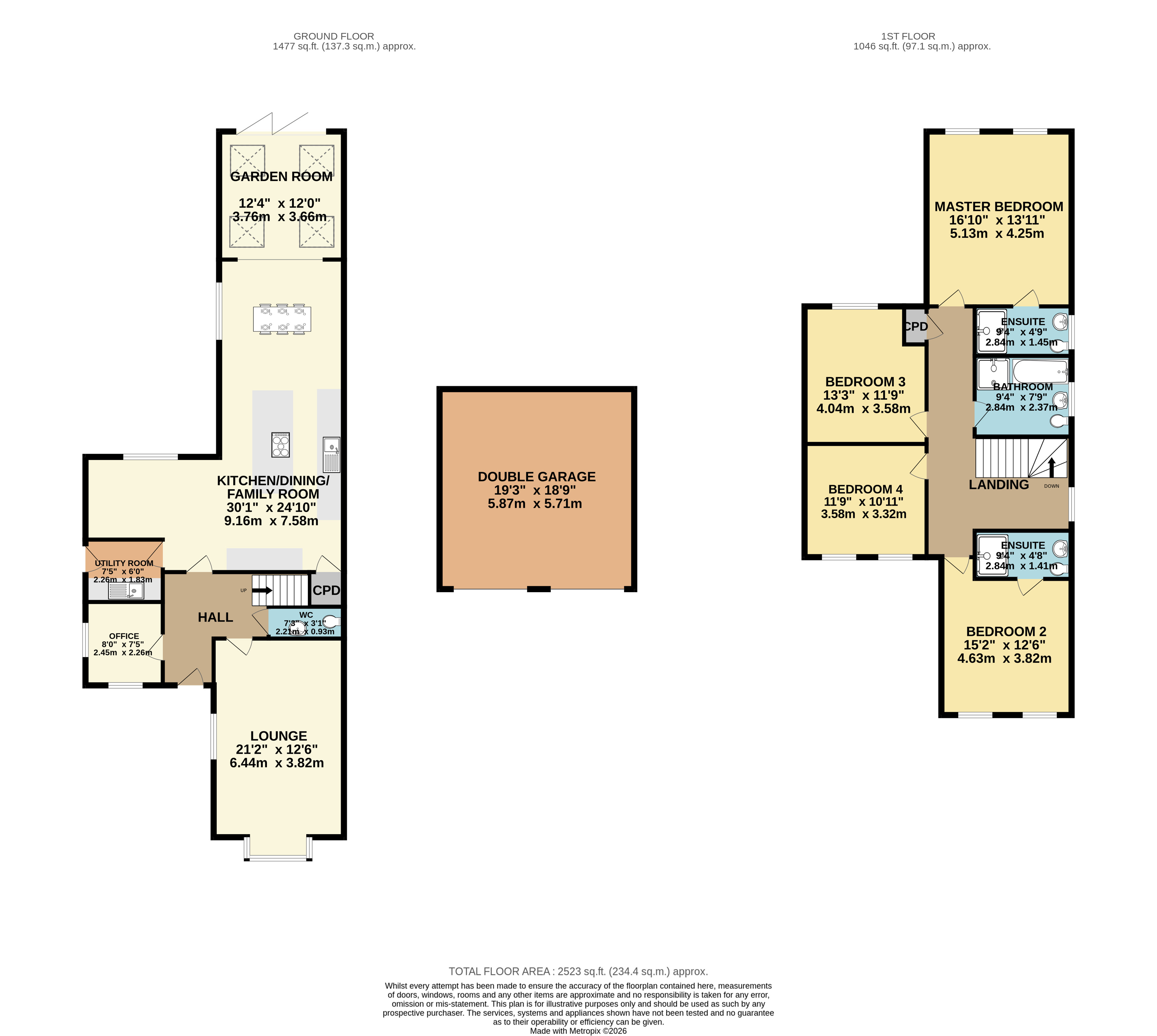 Ryland Road, Dunholme floorplan