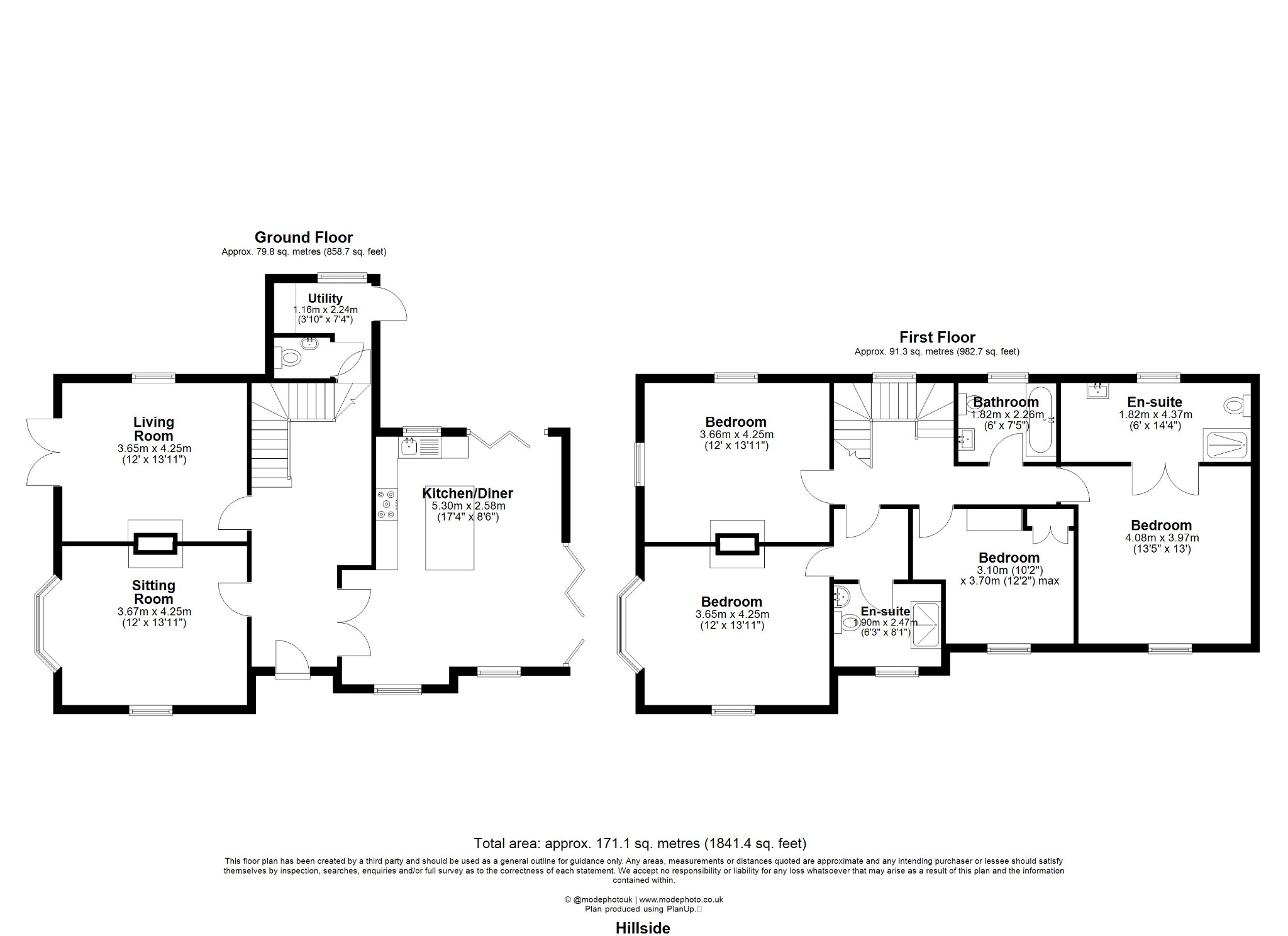 Hillside, Hartford End, Essex floorplan