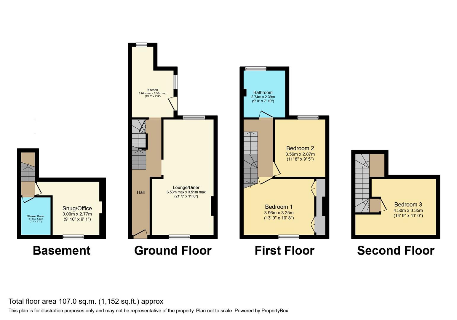 64, Winstonian Road, Cheltenham floorplan