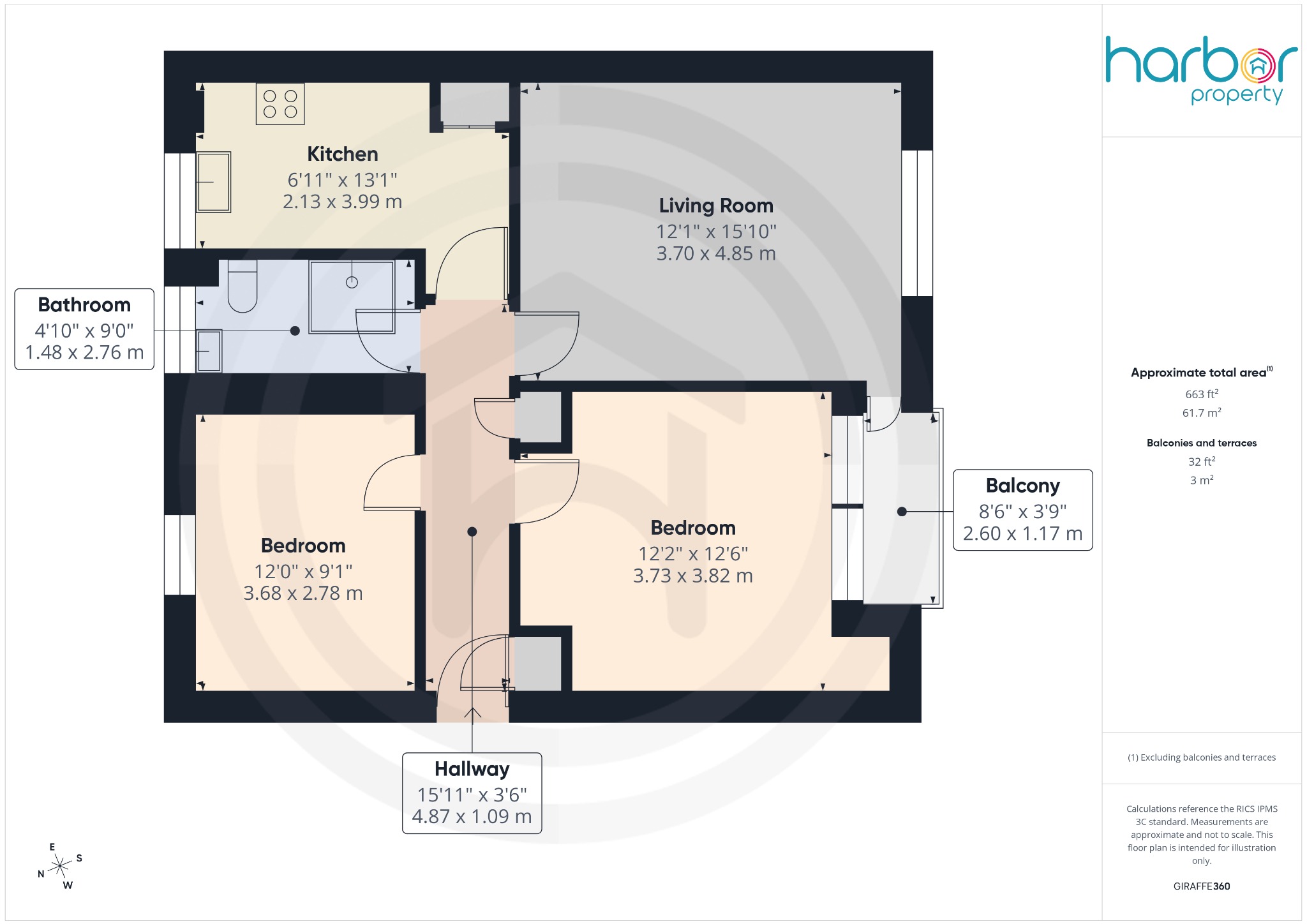 0/2 15 Broompark Drive, Glasgow, City Of Glasgow floorplan