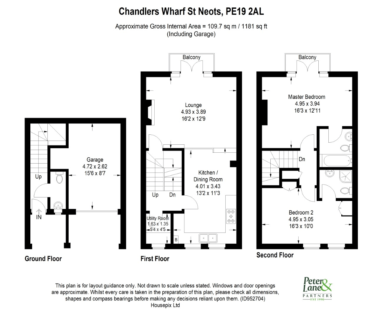 6, Chandlers Wharf, St Neots floorplan