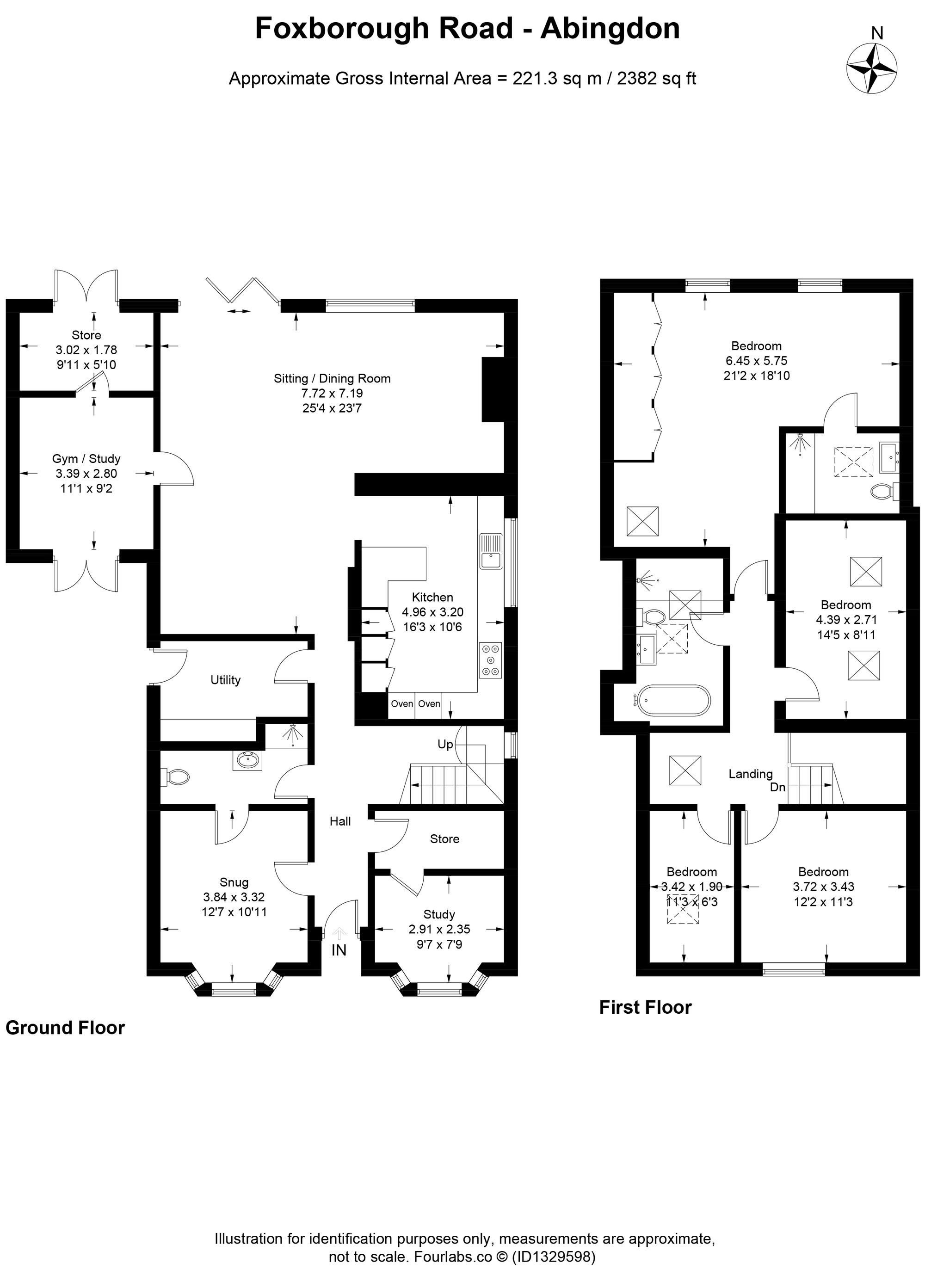 33 Foxborough Road, Abingdon floorplan