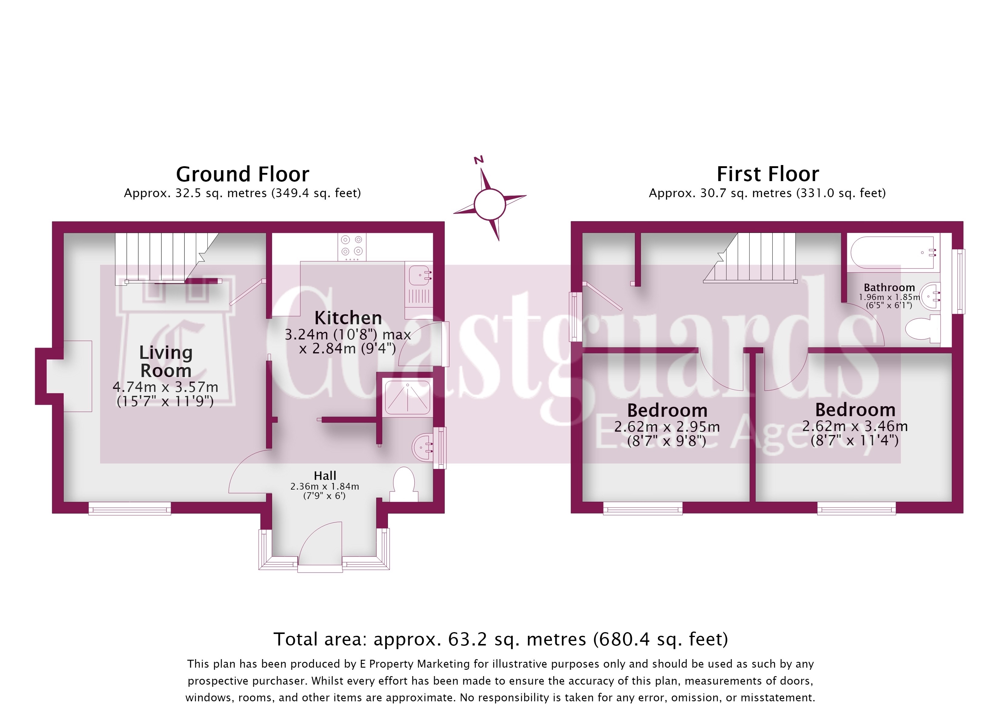 1a, Nyewood Place, Bognor Regis, West Sussex floorplan