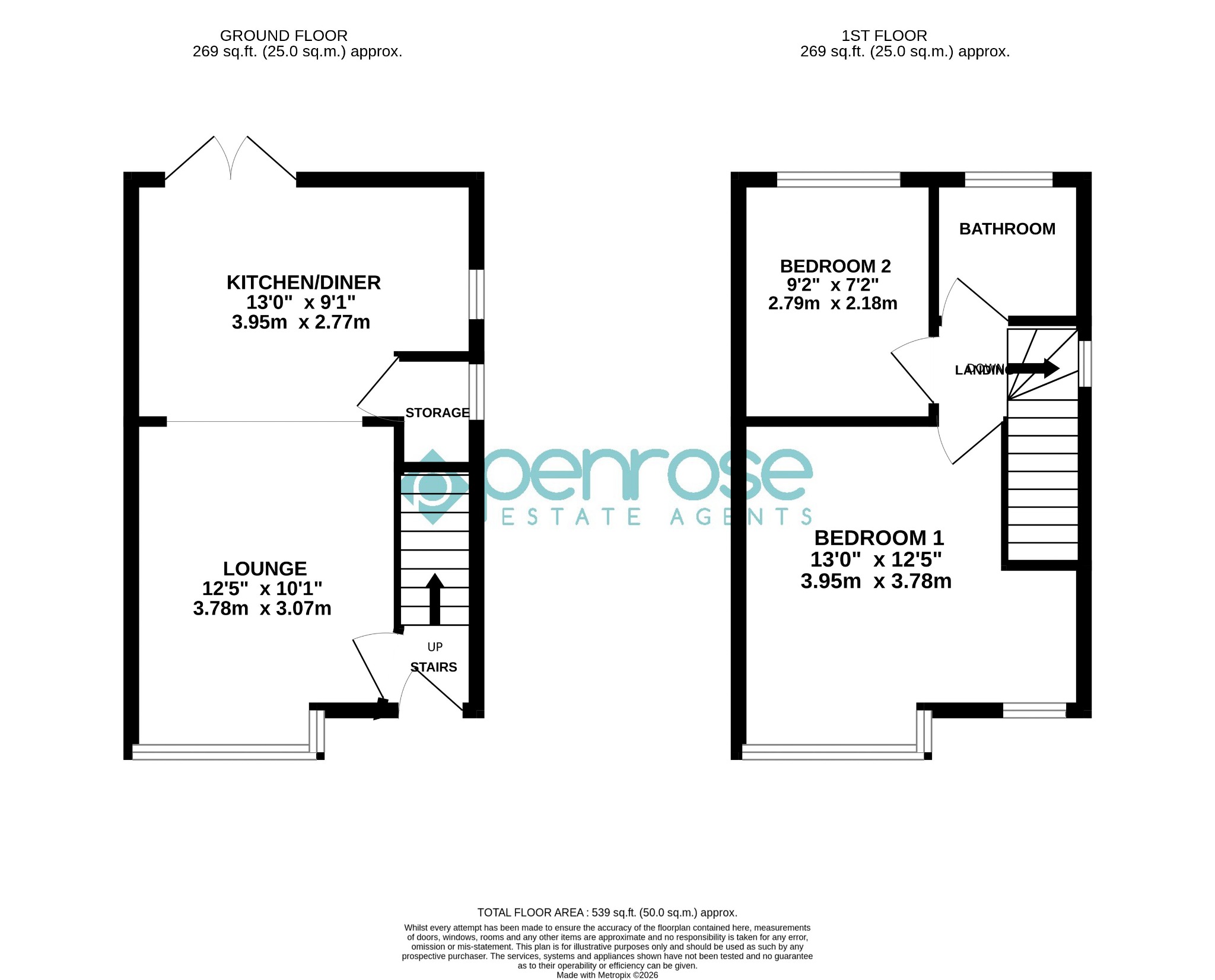 114 Third Avenue, Luton, Bedfordshire floorplan