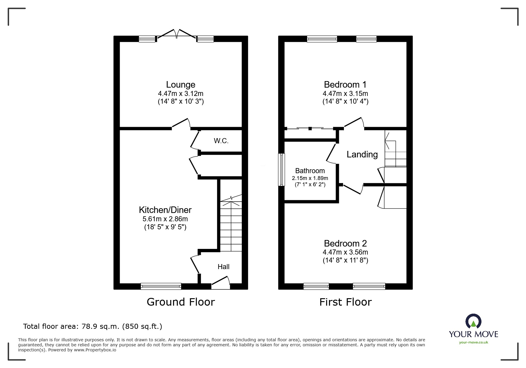 101, Blossom Crescent, Doncaster floorplan
