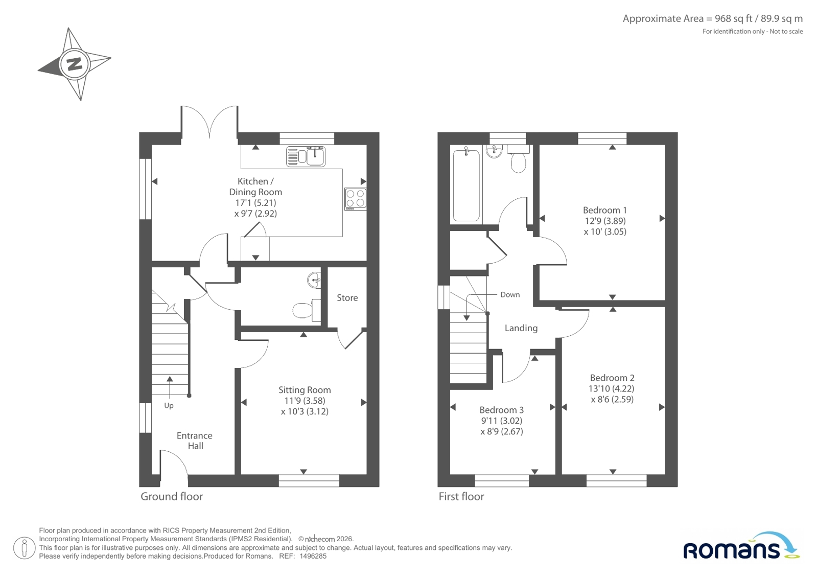 16, Pinsent Road, Hampshire floorplan