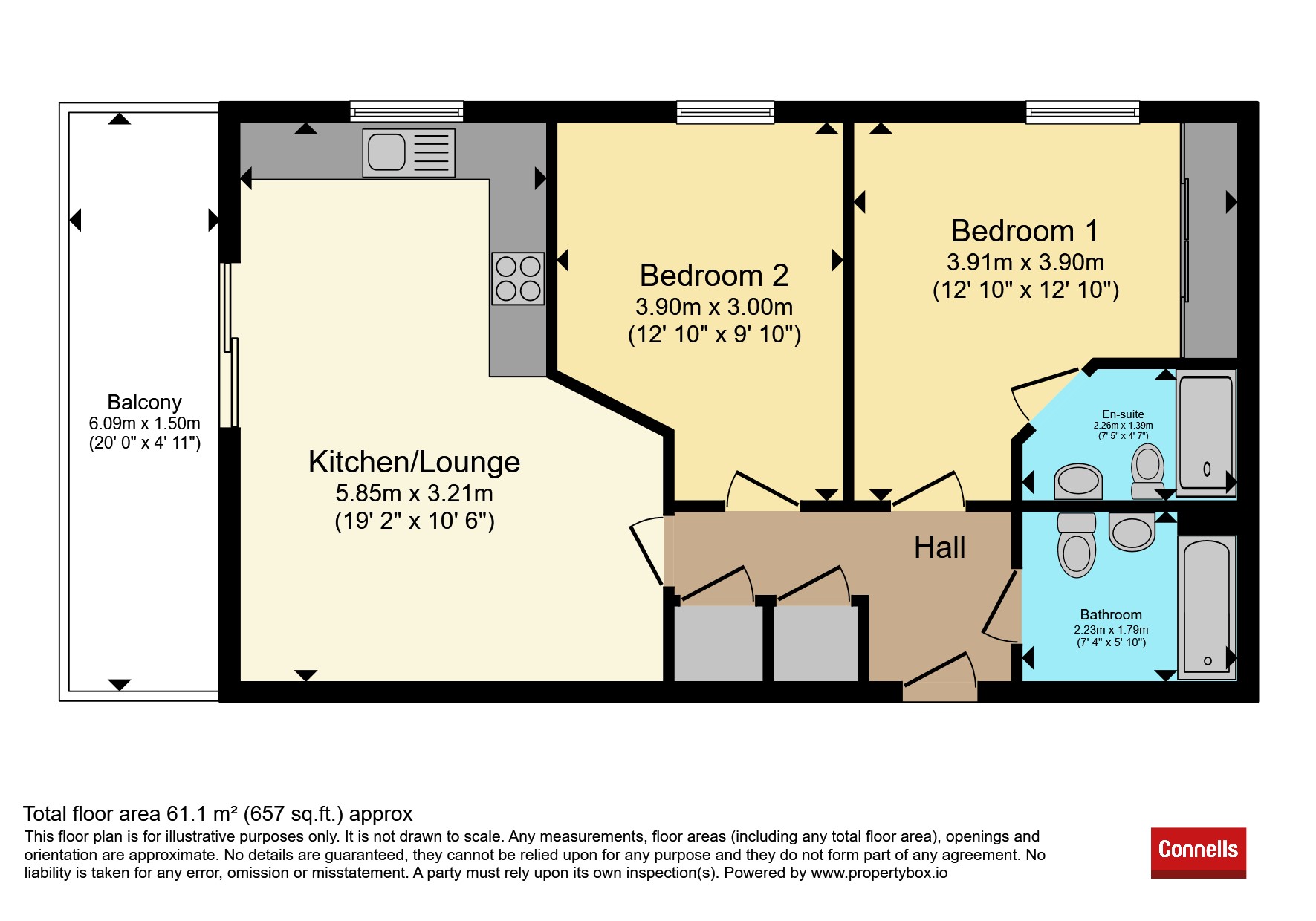 Apartment 28, 105, Bell Barn Road, Birmingham floorplan