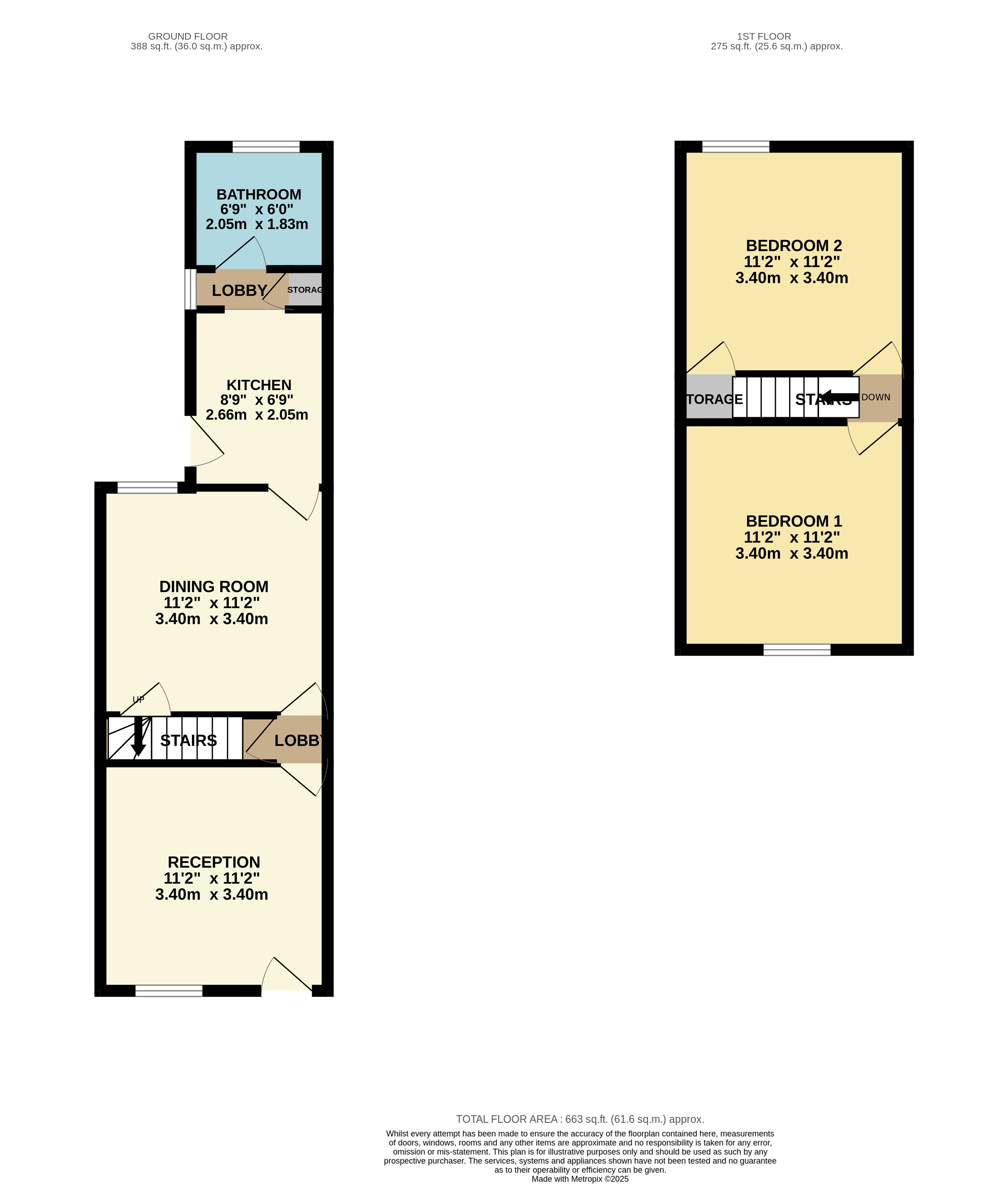 10, Roman Road, Derbyshire floorplan