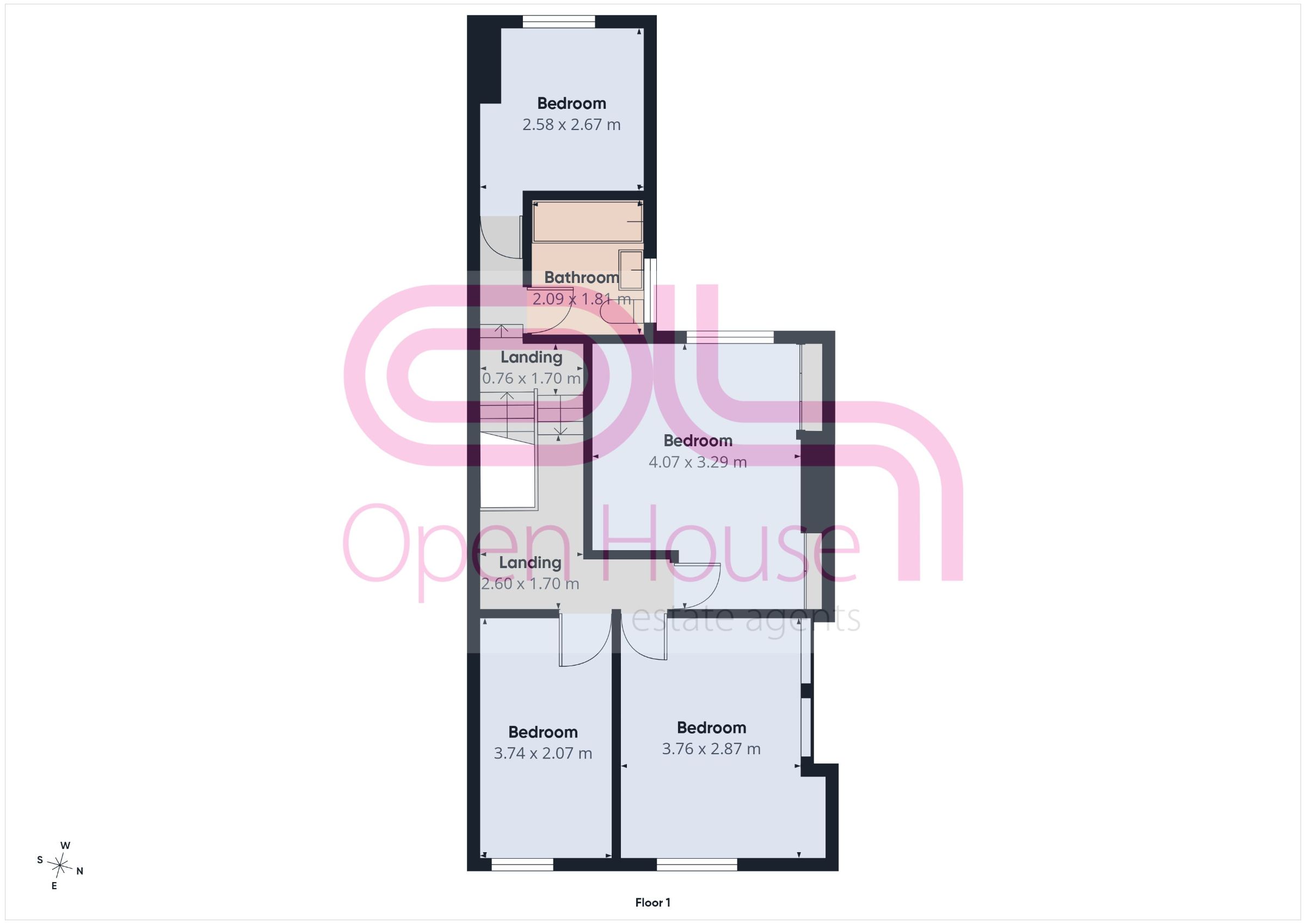 287 Plungington Road, Preston floorplan