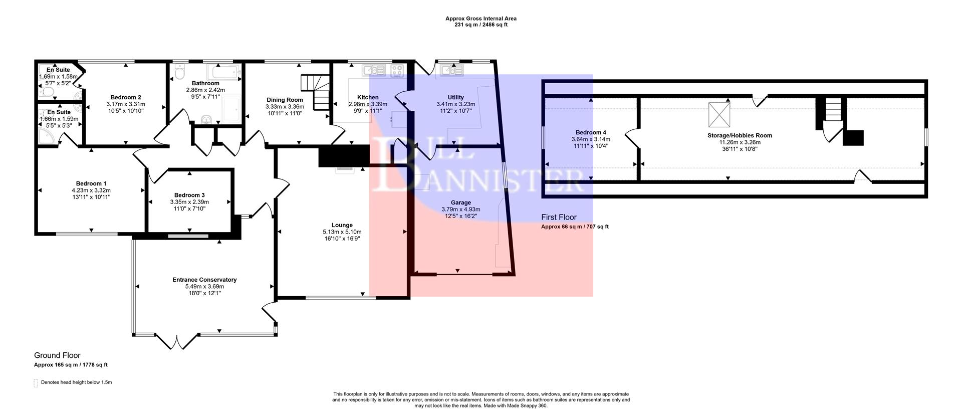Pretty Corner, Park Road, Redruth floorplan