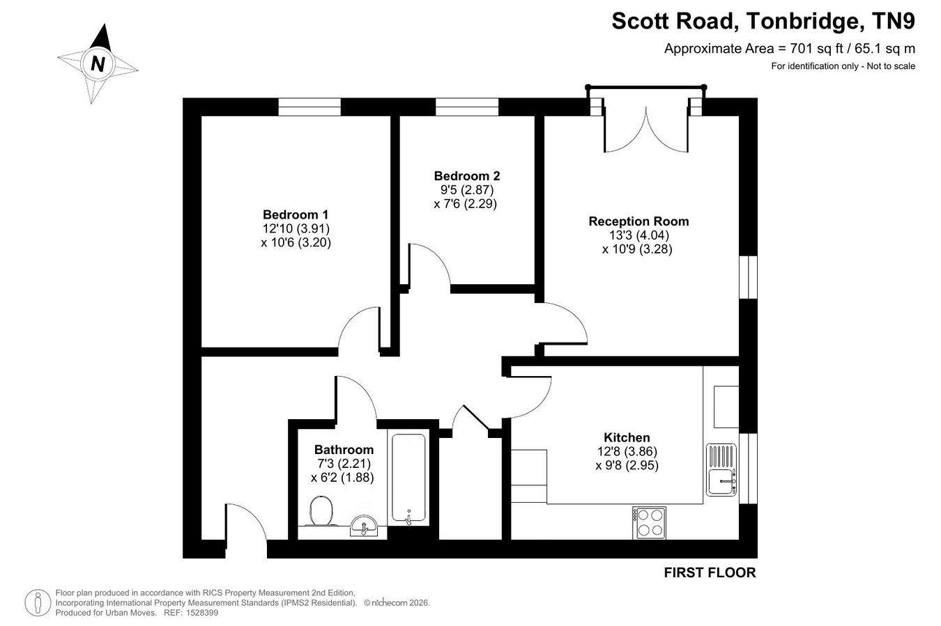 Scott Road, Tonbridge floorplan