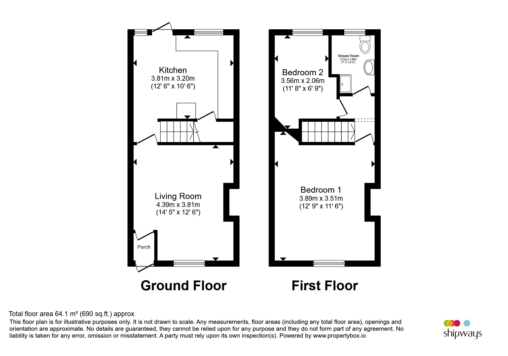 51, Jubilee Street, Rugby floorplan