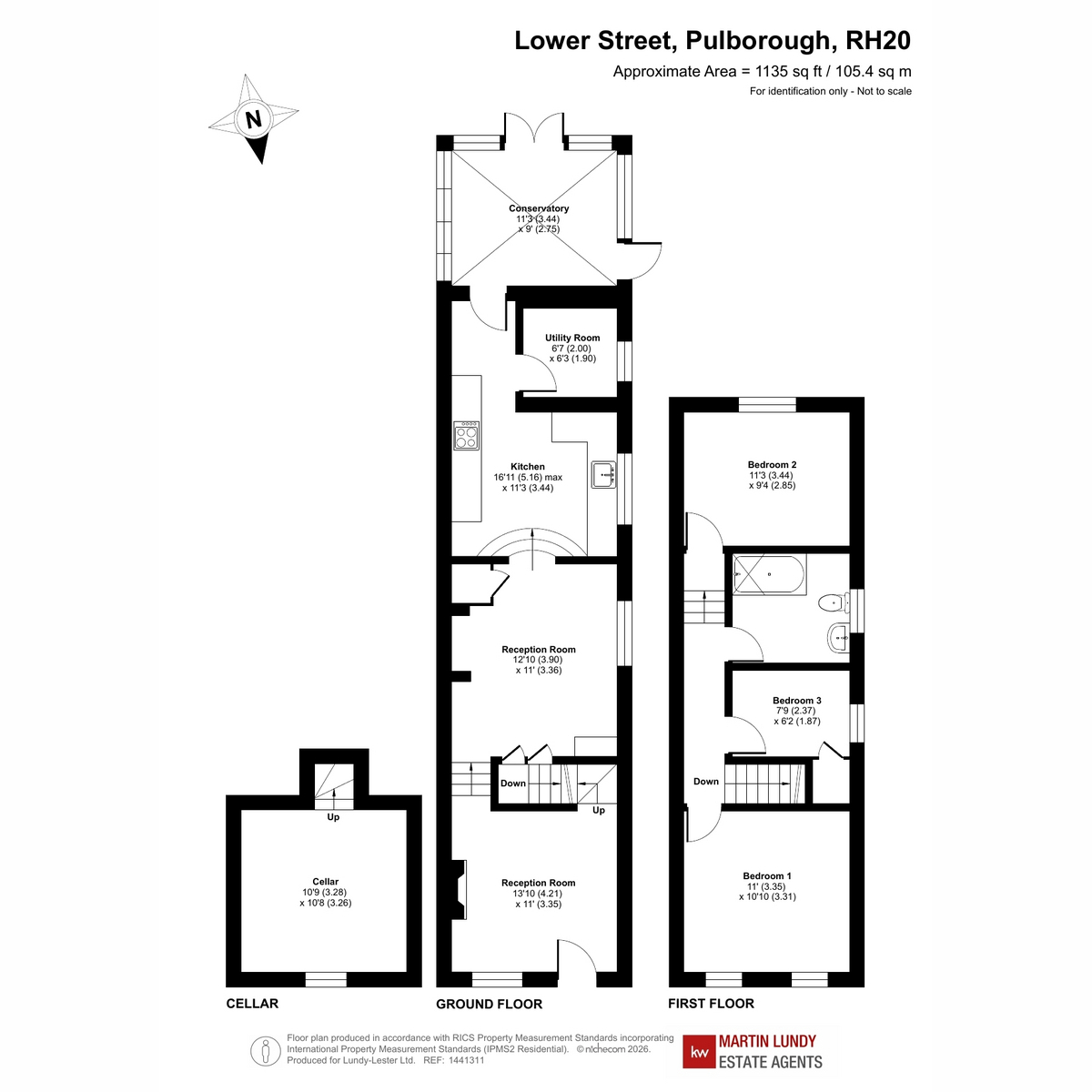 Wisteria Cottage, 103, Lower Street, Pulborough floorplan